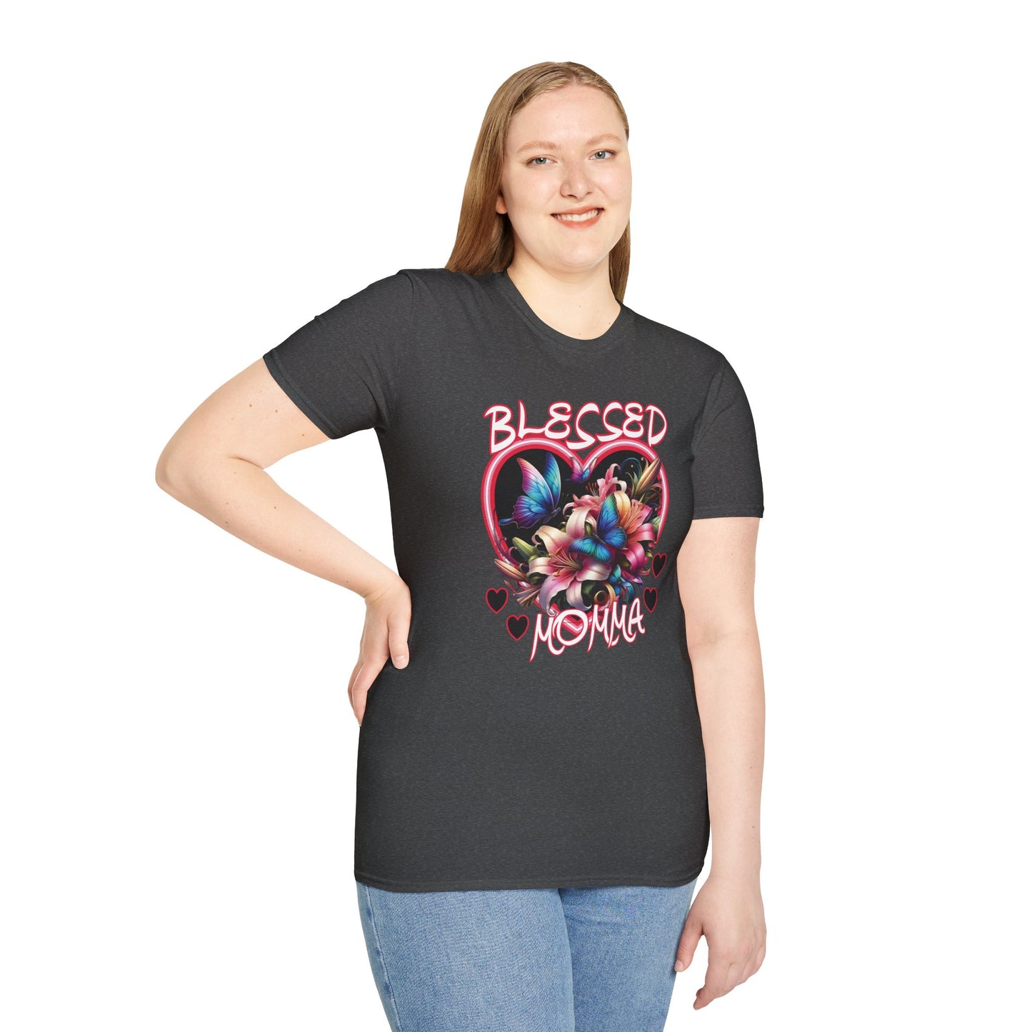 Blessed Momma Unisex Softstyle T-Shirt