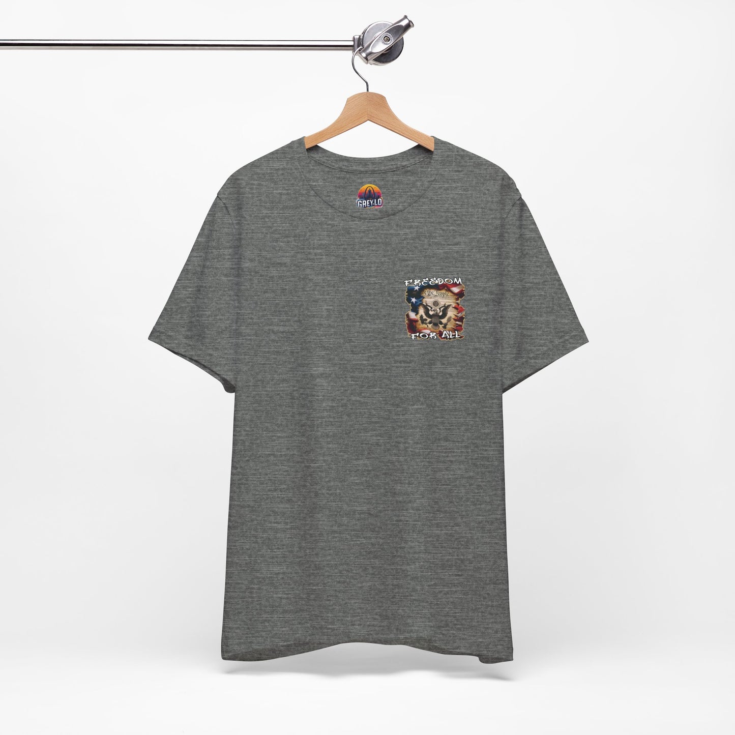 Freedom For All Unisex Tee - Bella Canvas Front & Back Print