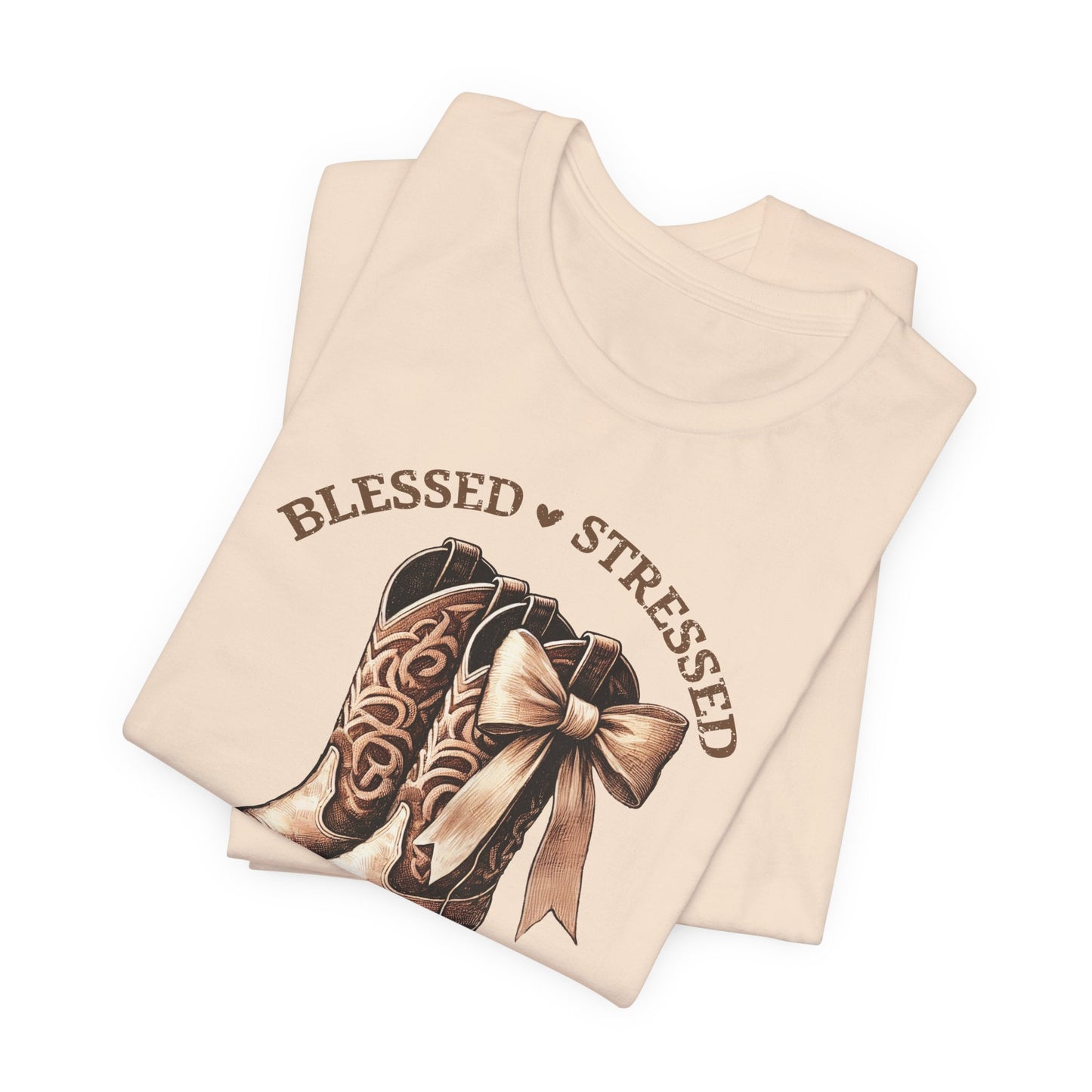 Blessed Stressed & Cowboy Obsessed Tee