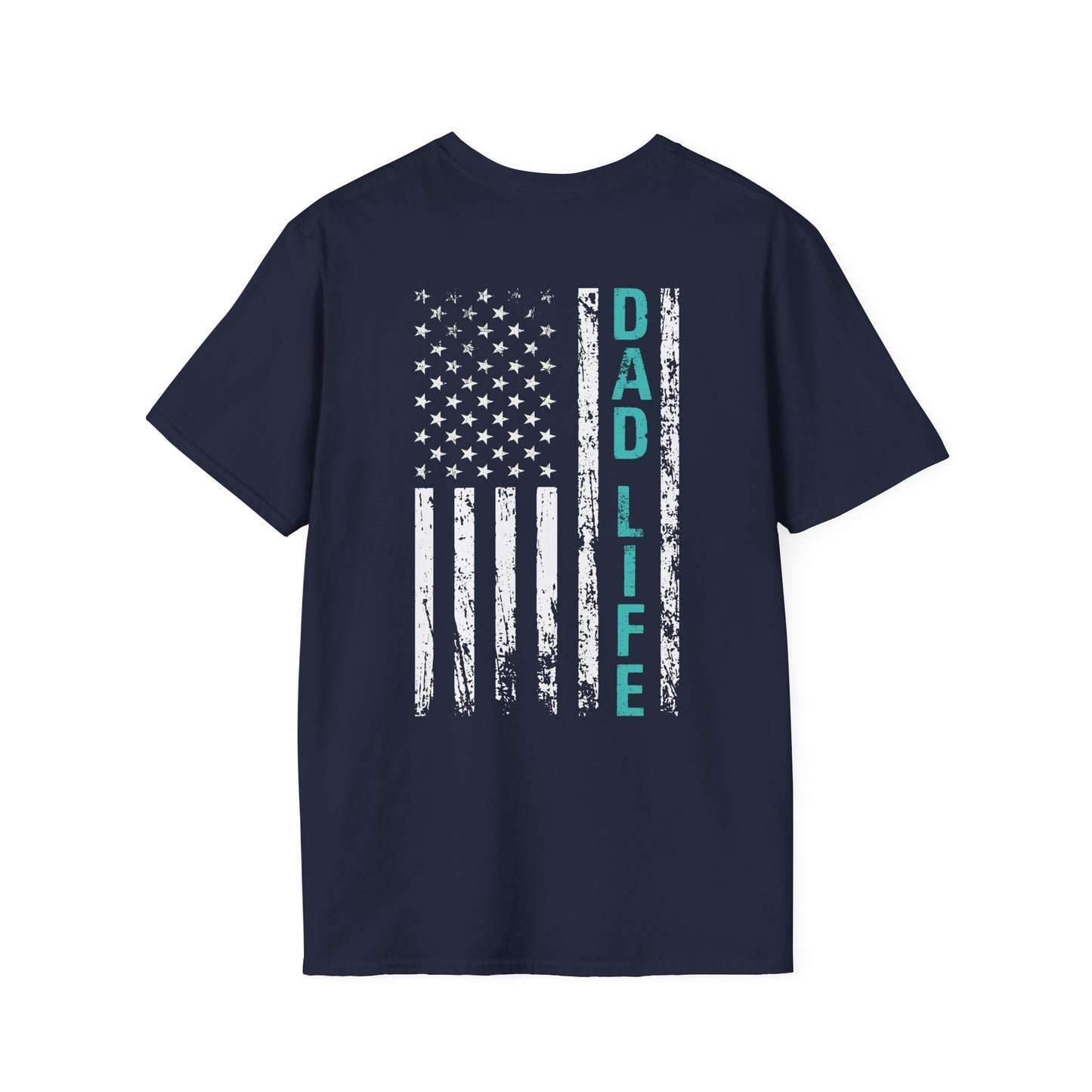 Dad Life Front and Back Graphic Tee