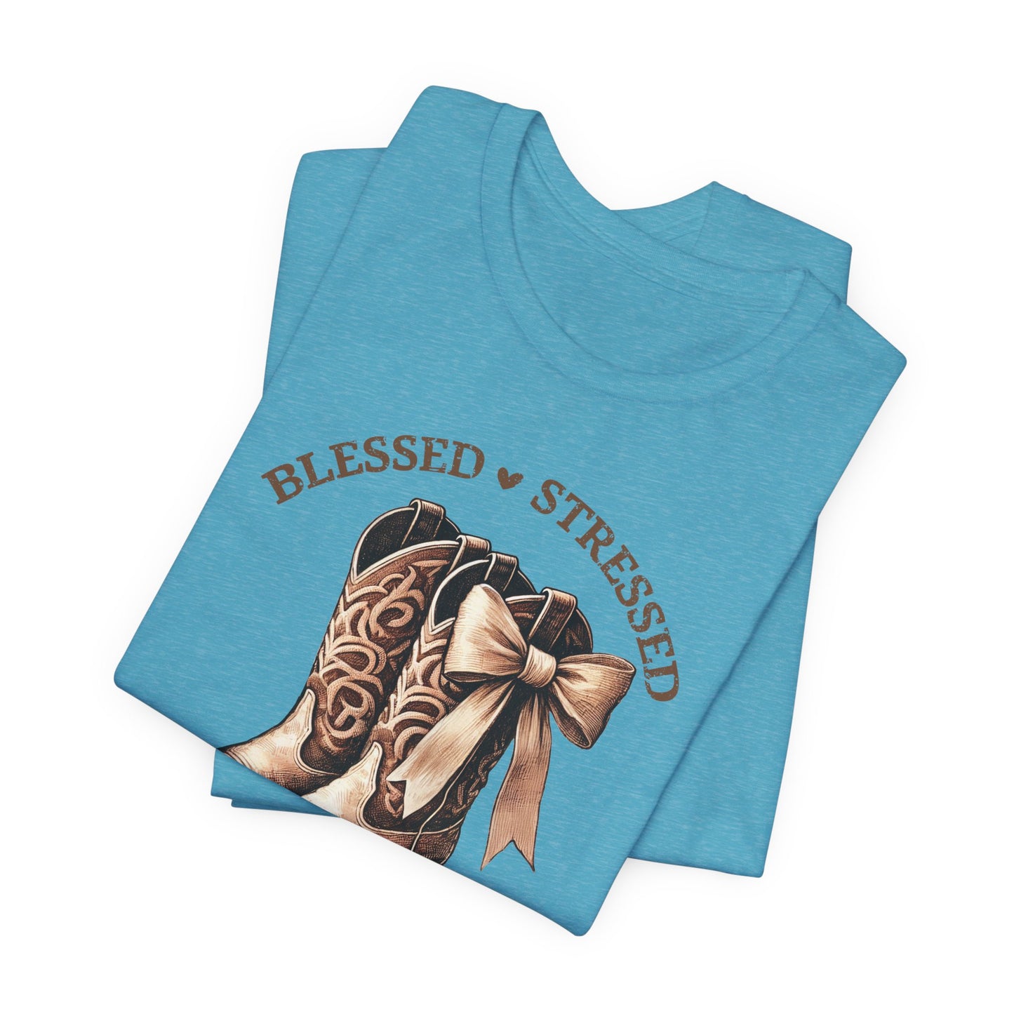 Blessed Stressed & Cowboy Obsessed Tee
