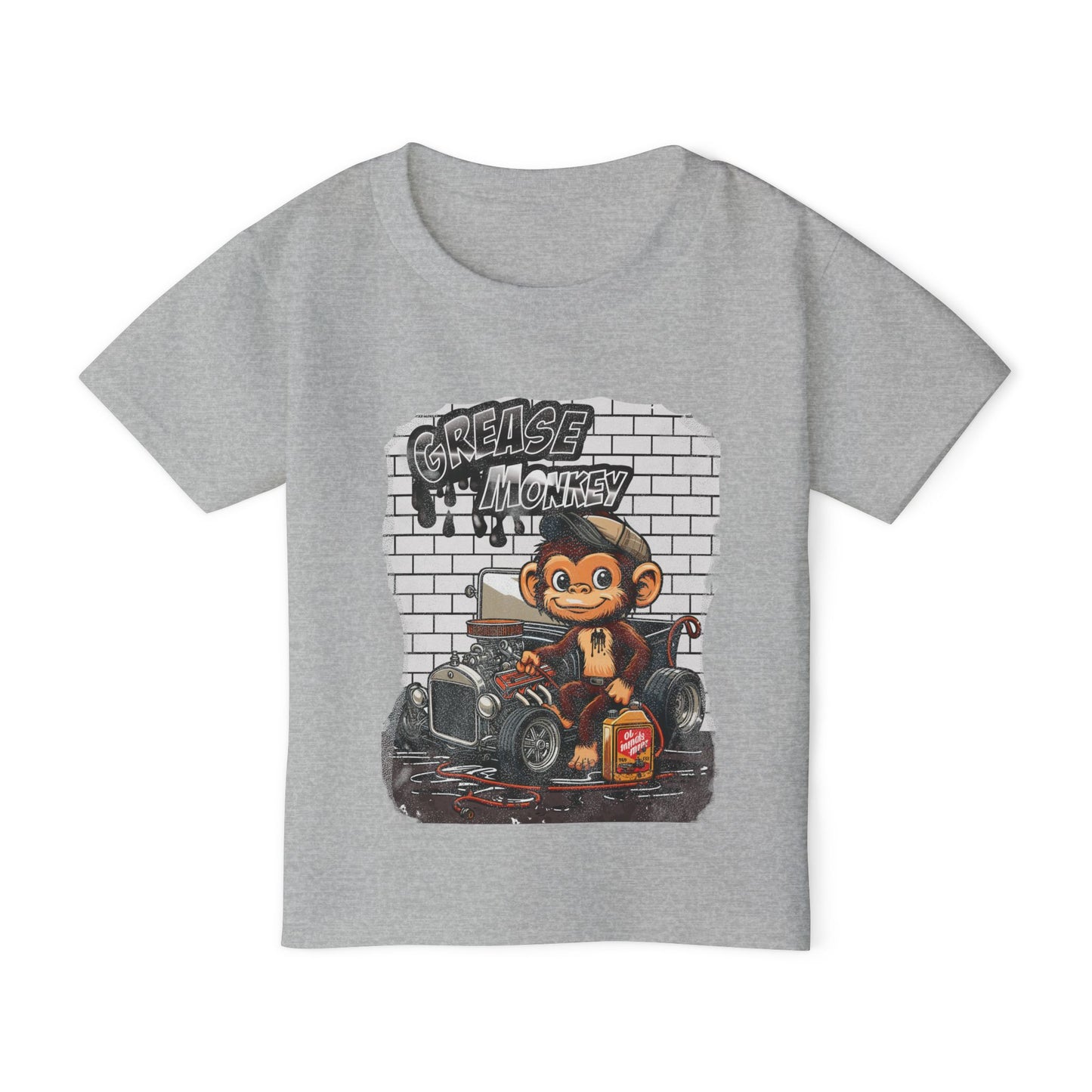 Toddler Graphic Tee - Grease Monkey Design