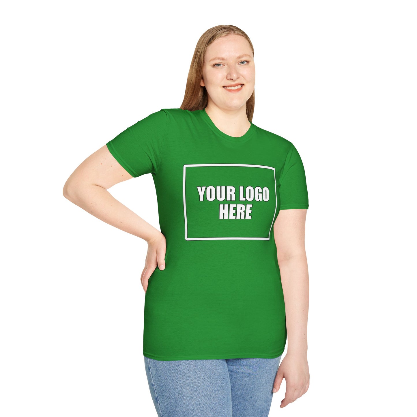 Full Front Logo Work T-Shirt