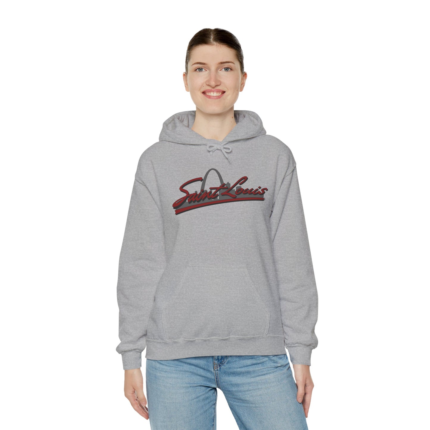 Unisex Hooded Sweatshirt with Saint Louis Graphic