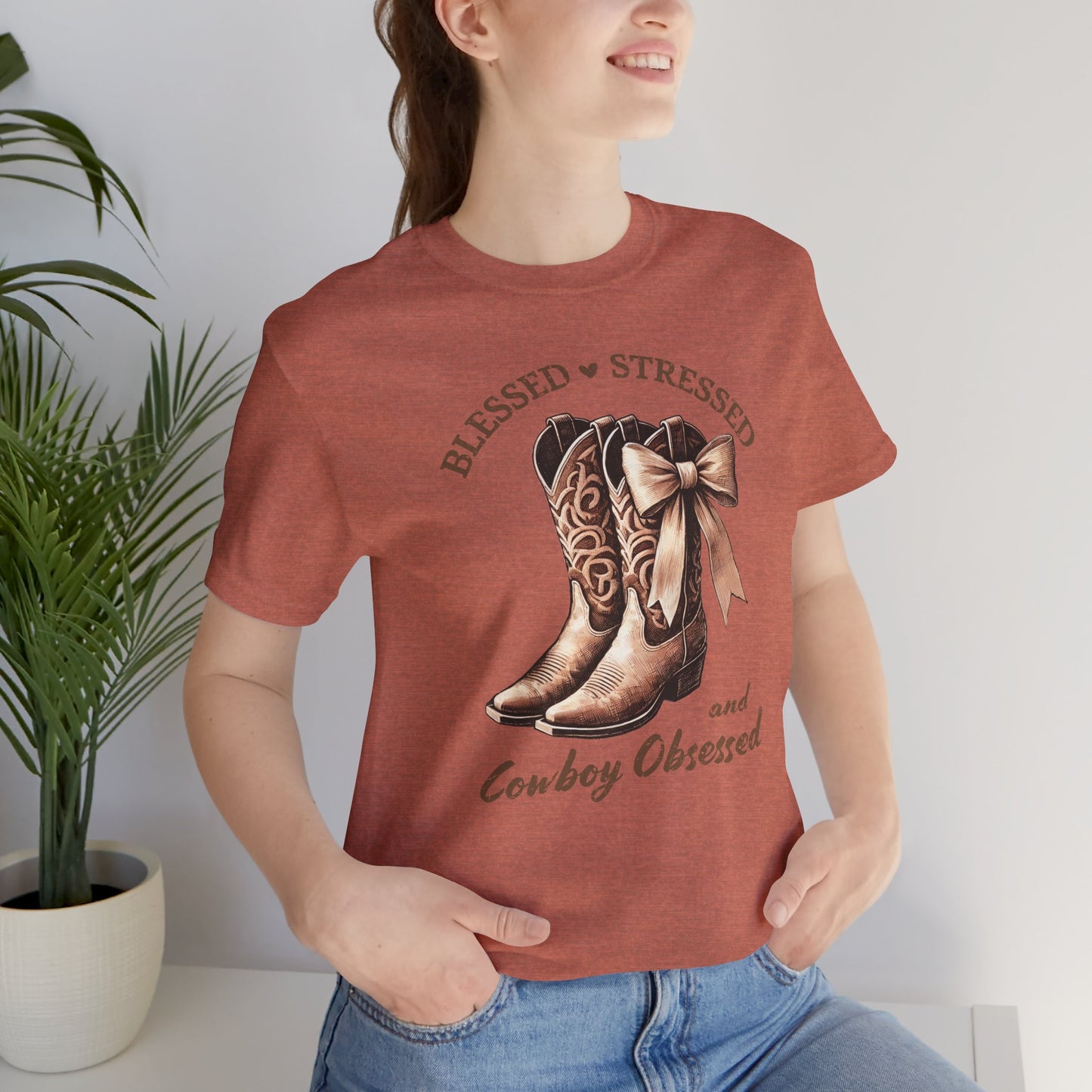 Blessed Stressed & Cowboy Obsessed Tee