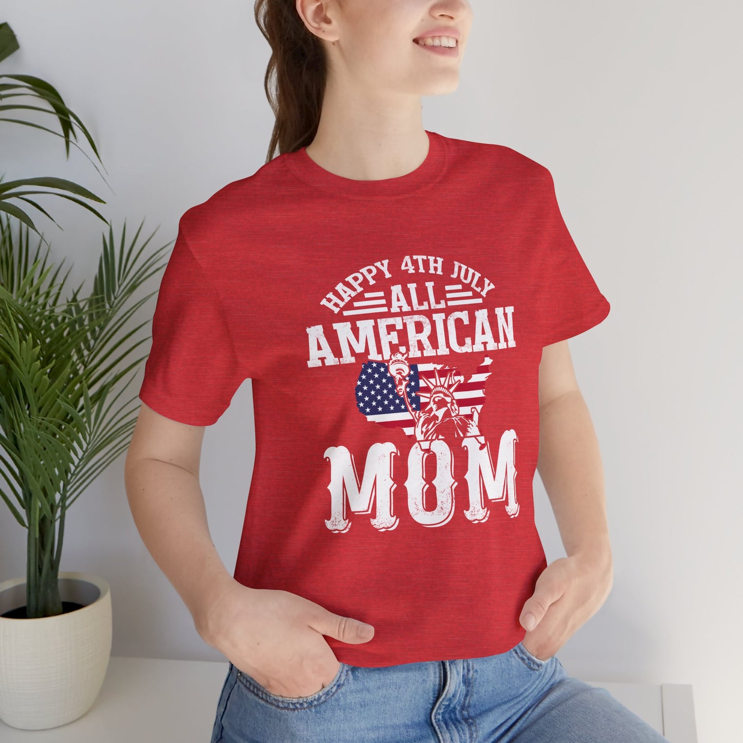 All American Mom 4th of July Tee
