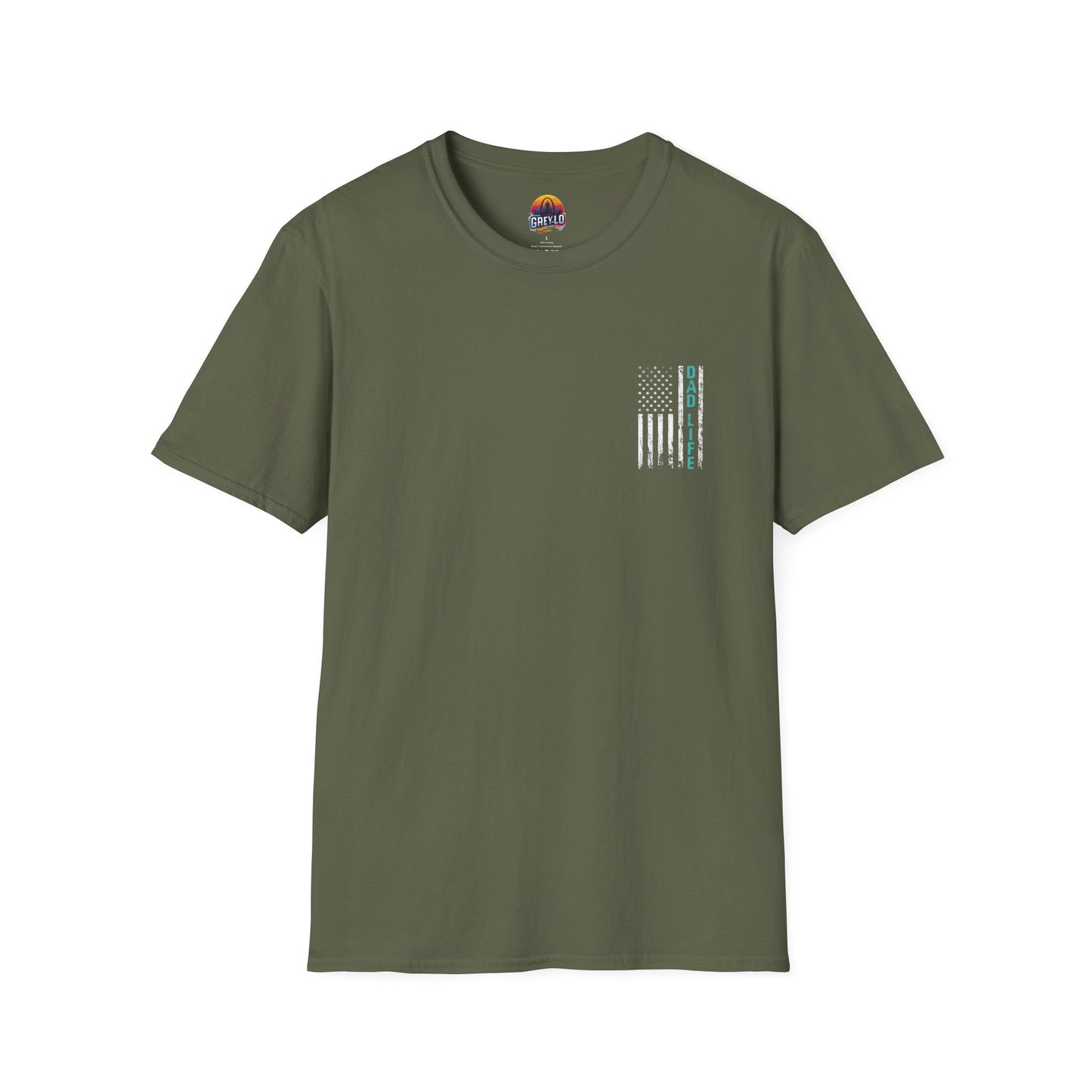Dad Life Front and Back Graphic Tee