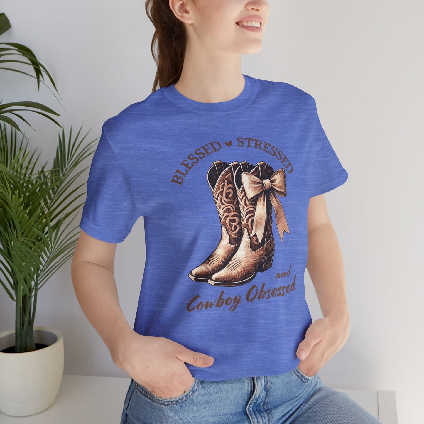 Blessed Stressed & Cowboy Obsessed Tee