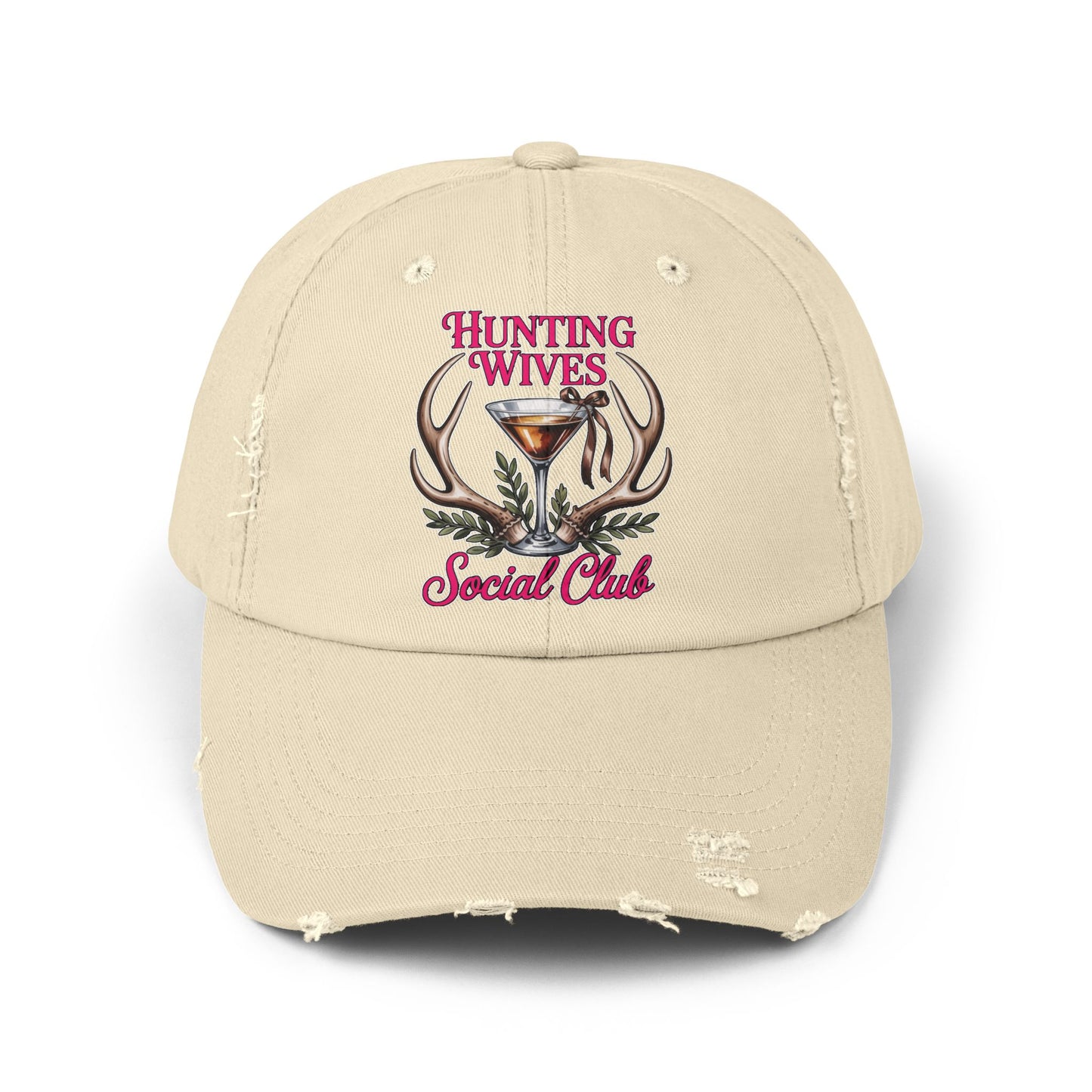 Distressed Cap- Hunting Wives Social Club