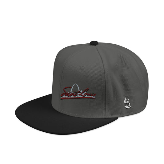 Embroidered Saint Louis Snapback Hat