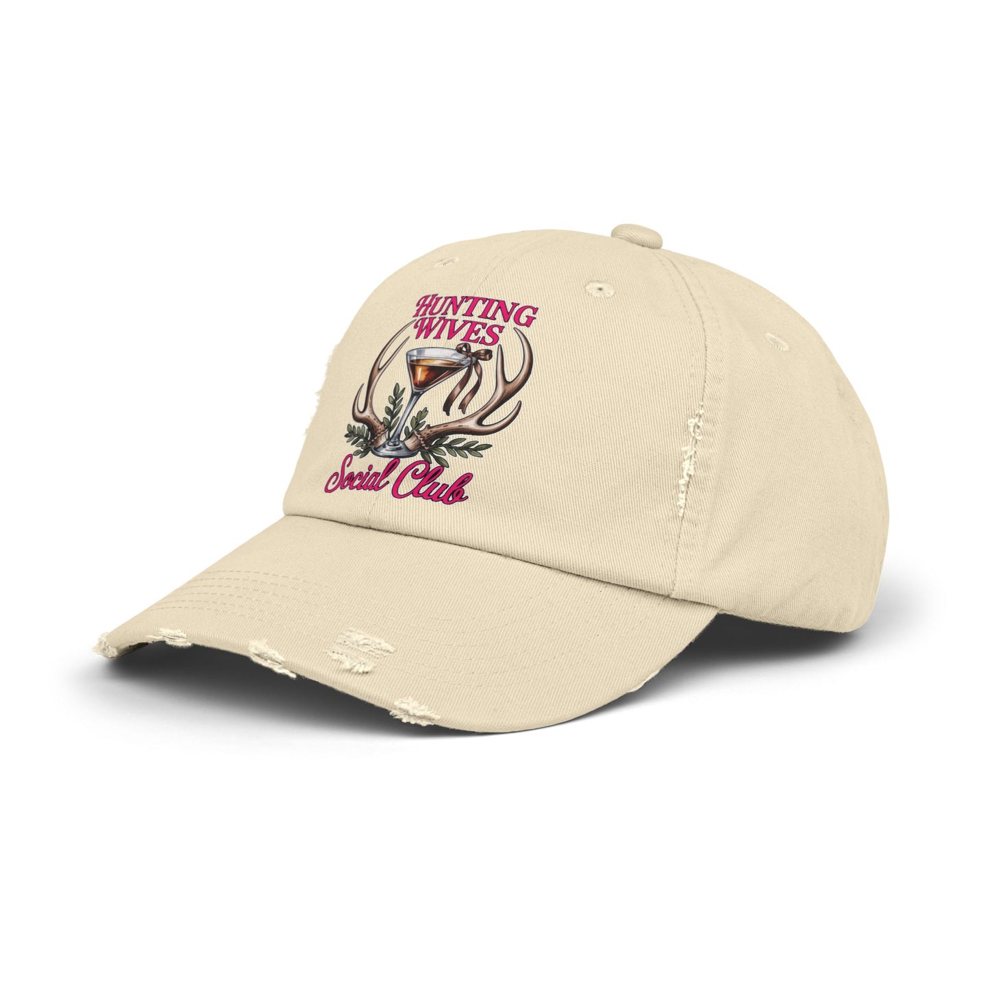 Distressed Cap- Hunting Wives Social Club