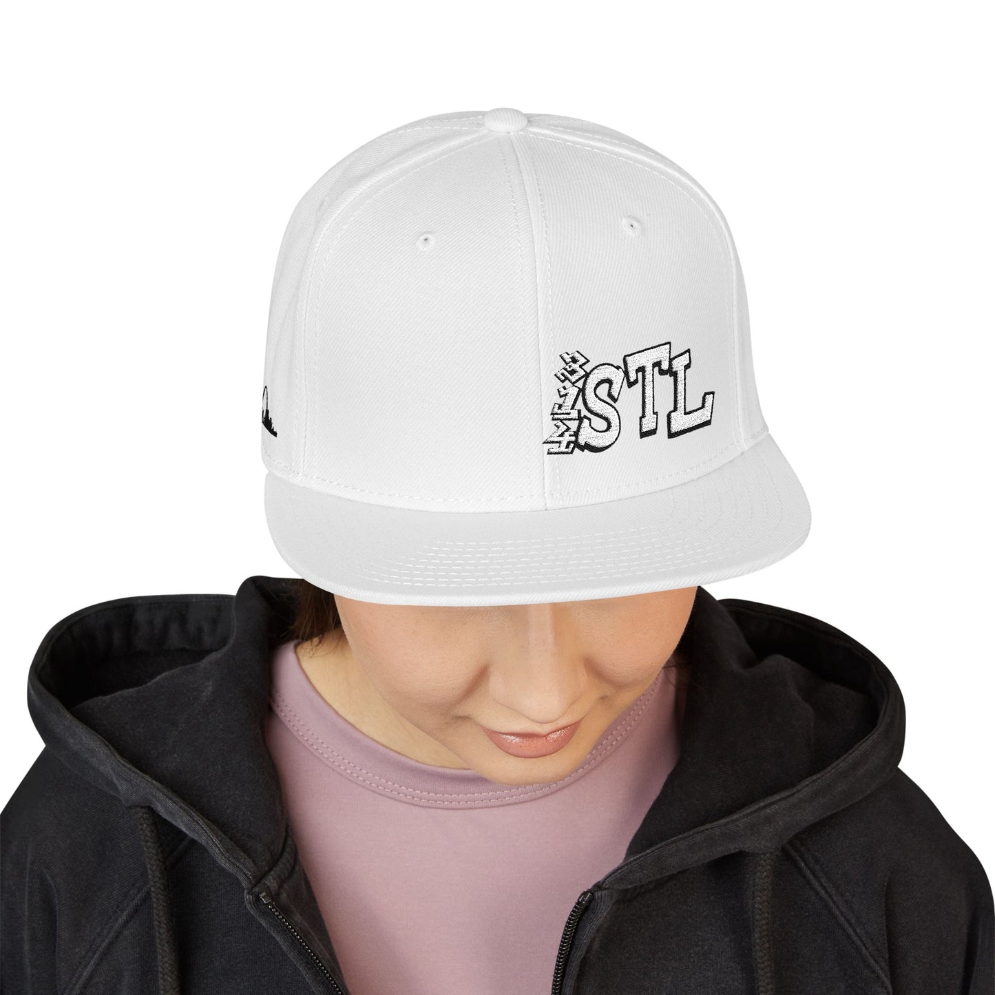 Embroidered Snapback Hat - 314 STL St Louis Embroidery Cap