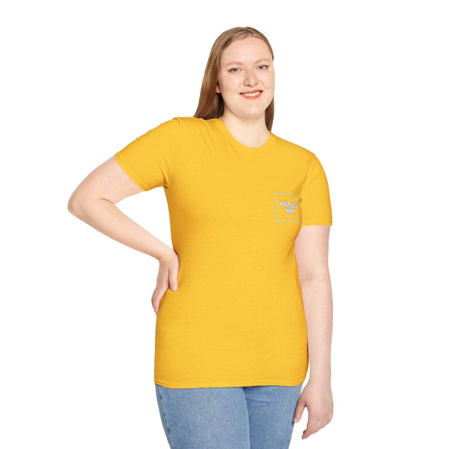 Front and Back Logo Work Shirt