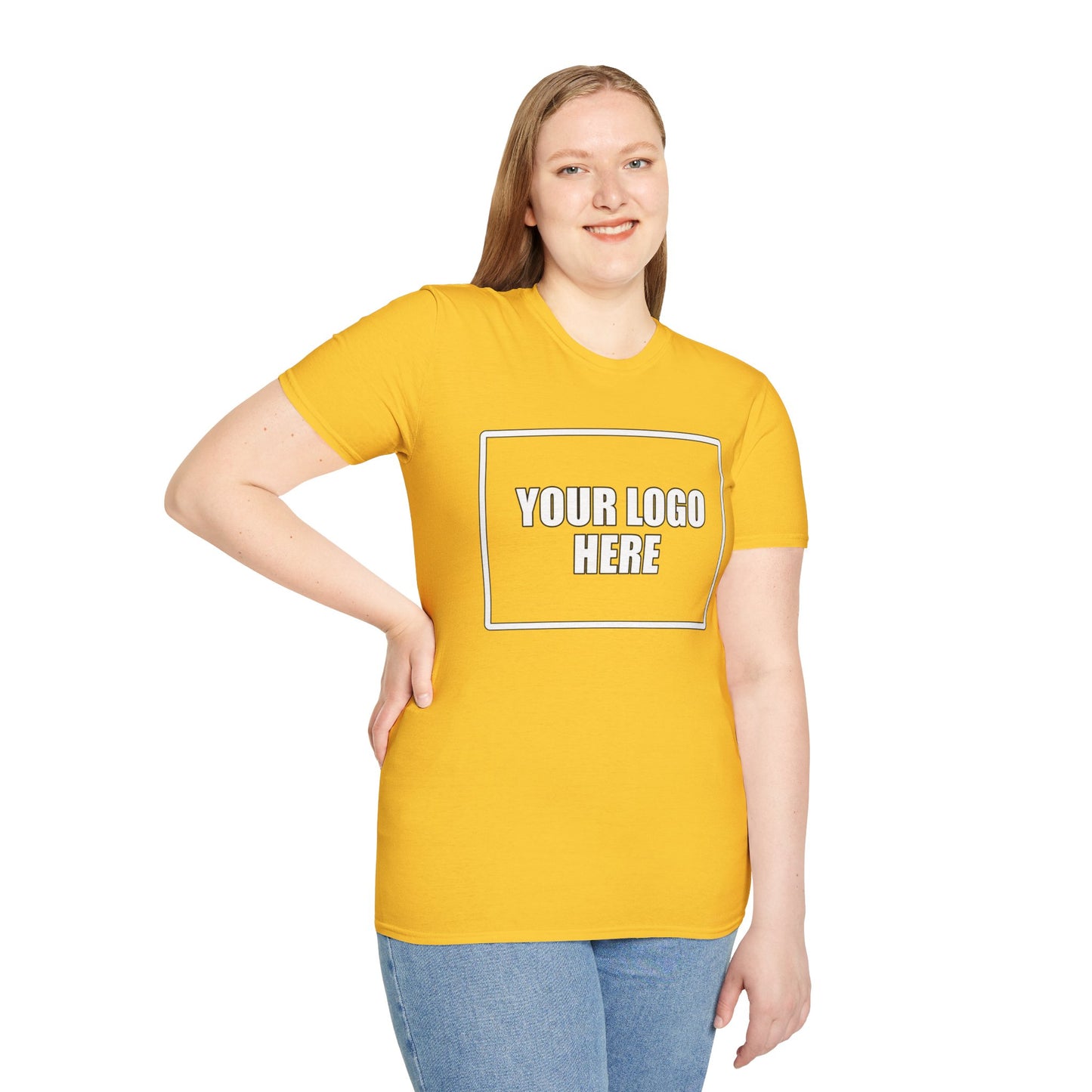 Full Front Logo Work T-Shirt
