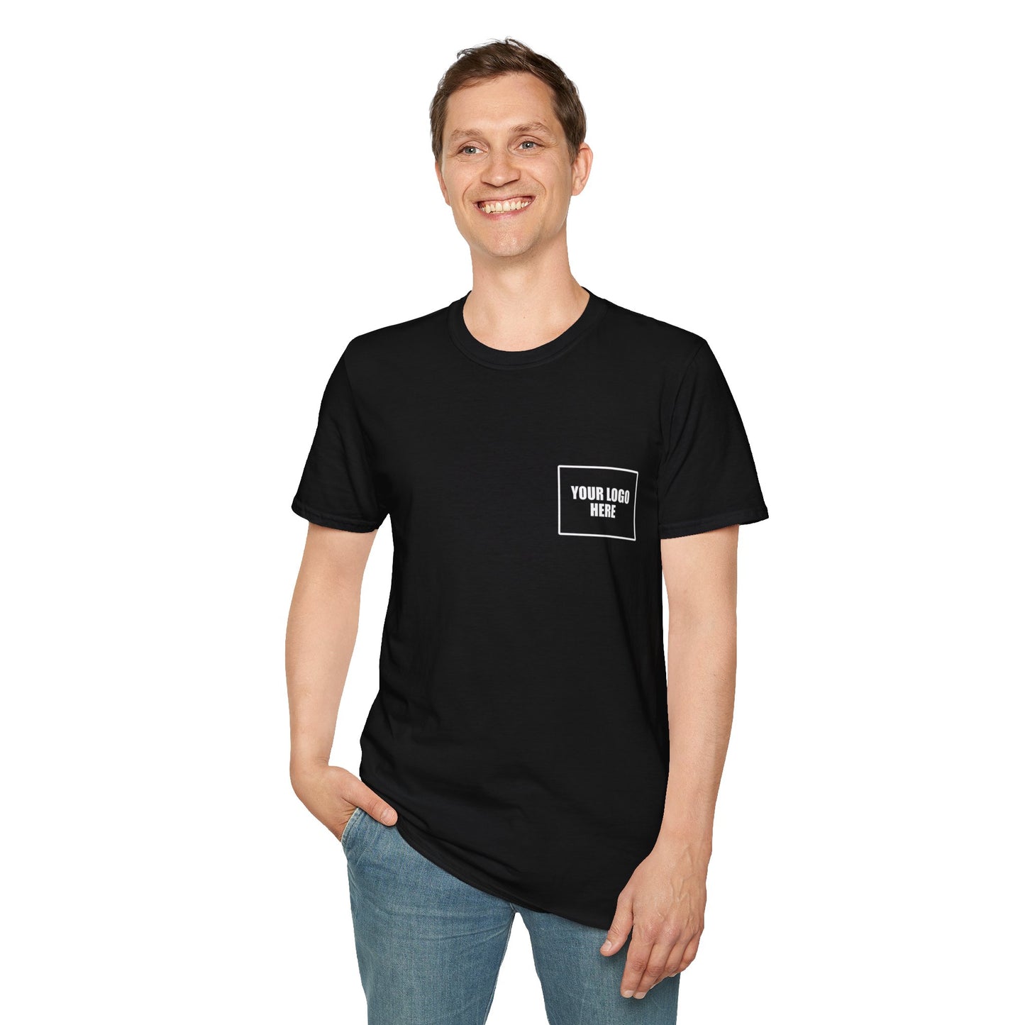 Front and Back Logo Work Shirt