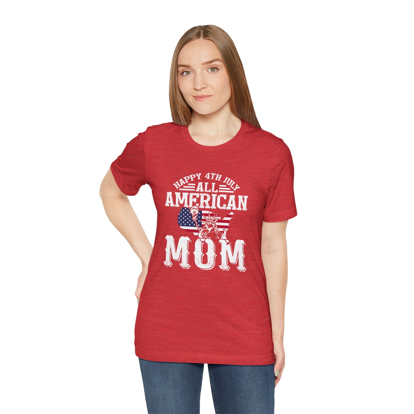 All American Mom 4th of July Tee