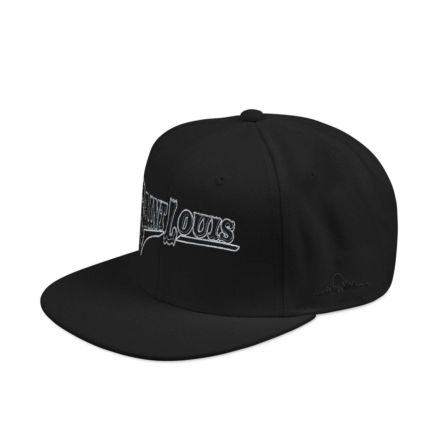 Saint Louis Flat Bill Snapback Cap with Skyline sides