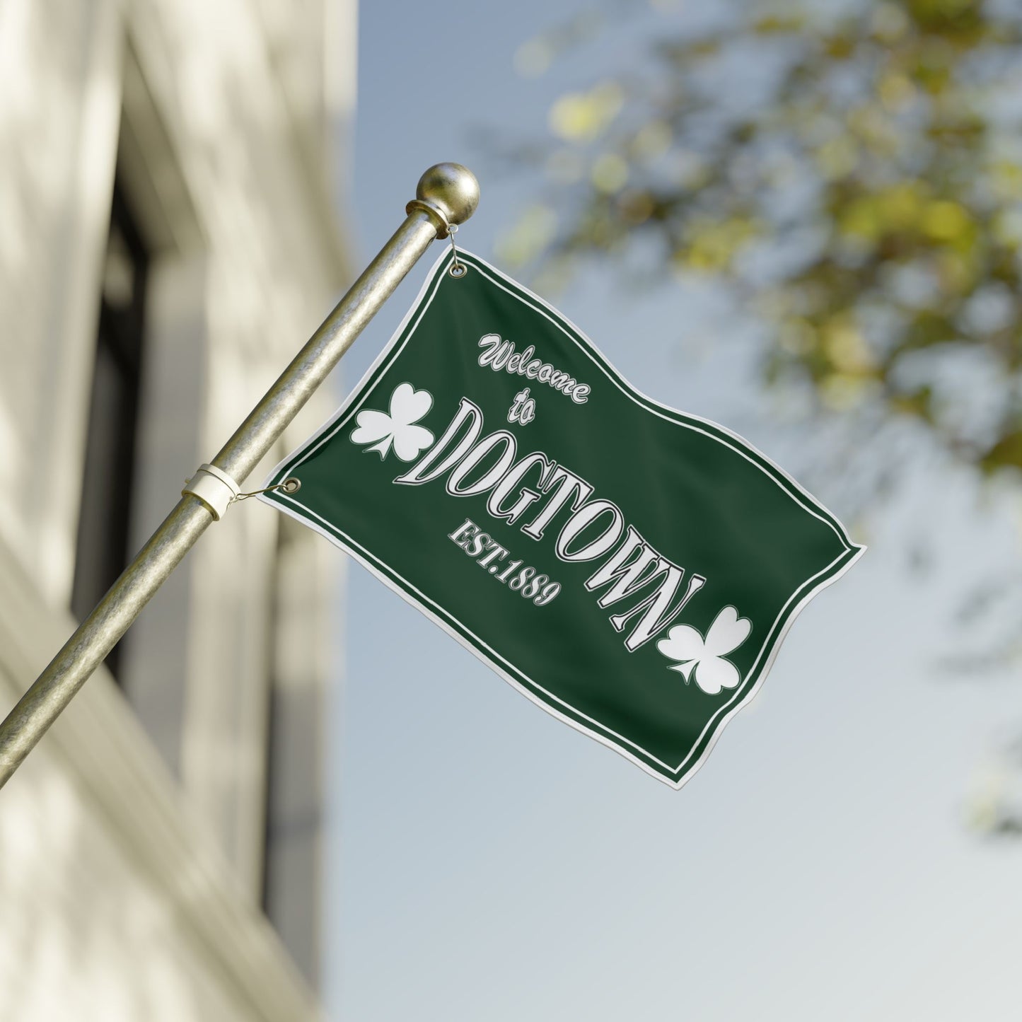 Welcome To Dogtown - Double Sided Flag