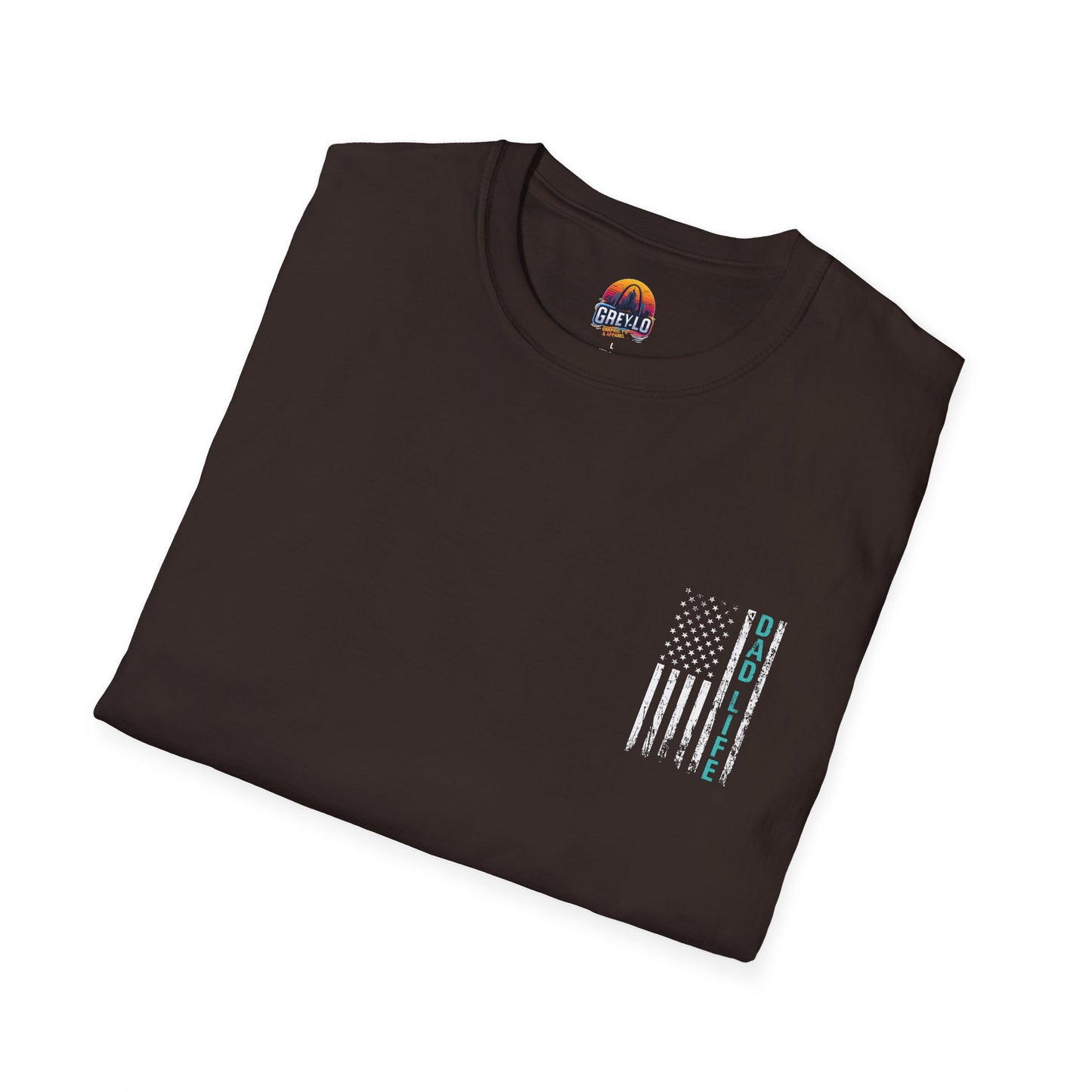 Dad Life Front and Back Graphic Tee
