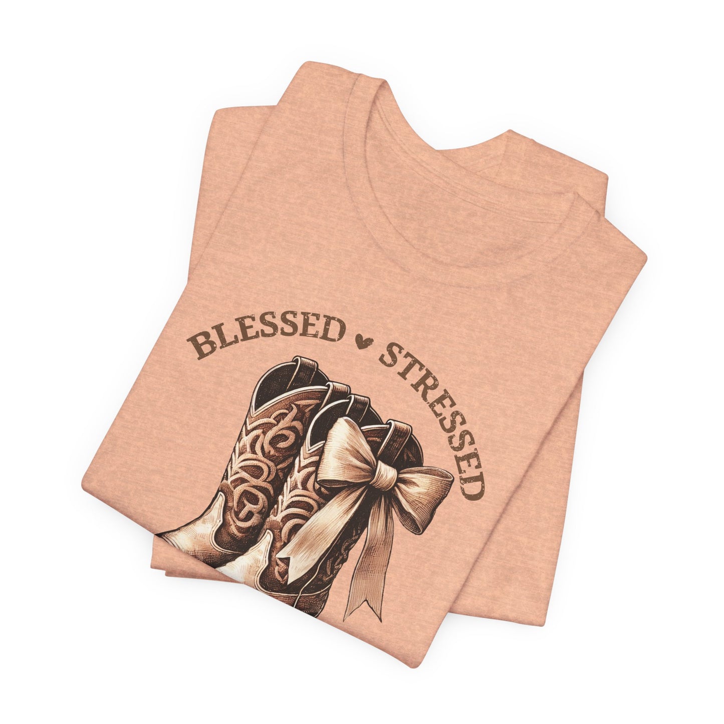 Blessed Stressed & Cowboy Obsessed Tee