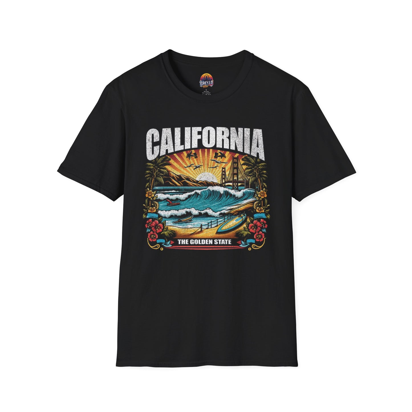 California The Golden State Graphic Tee