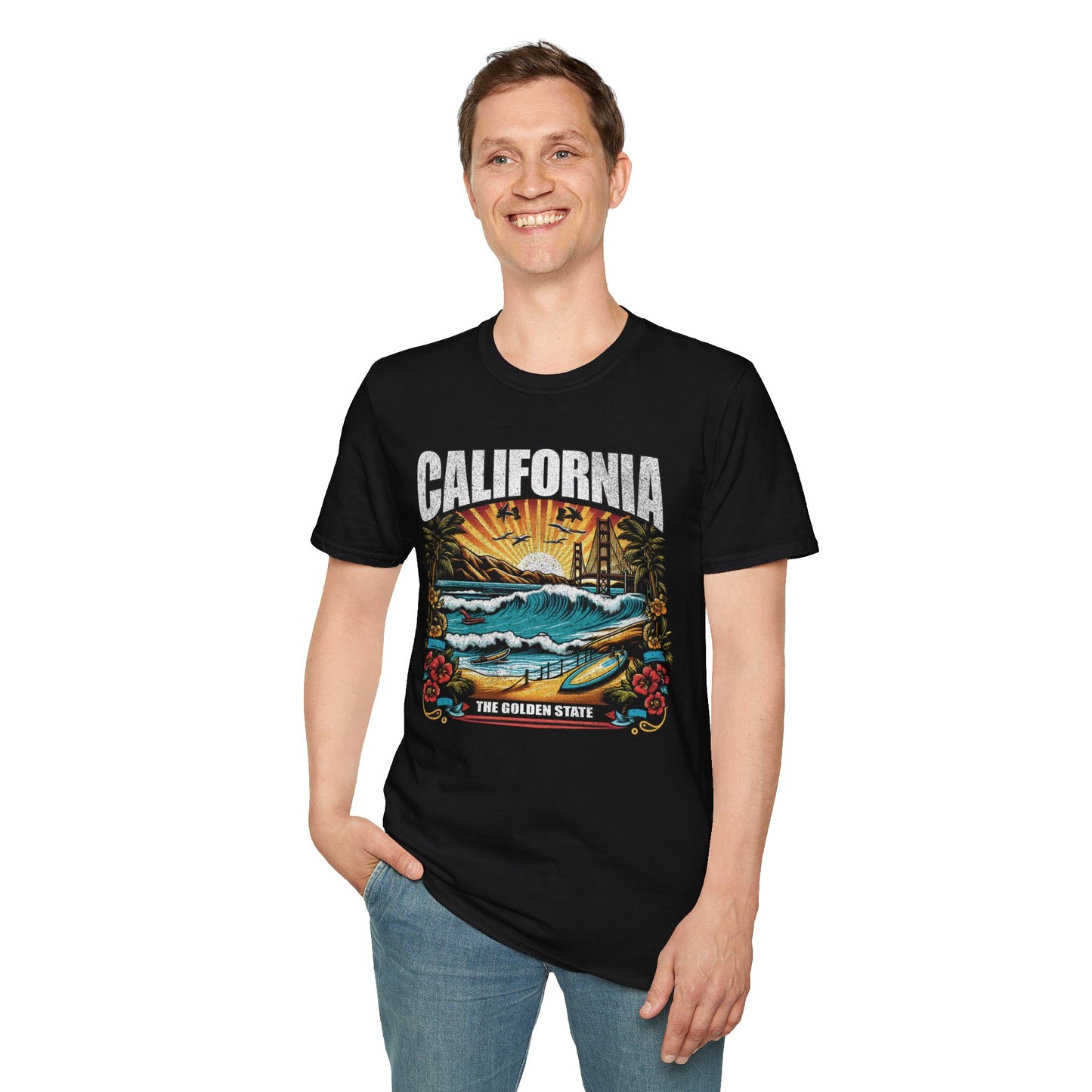 California The Golden State Graphic Tee