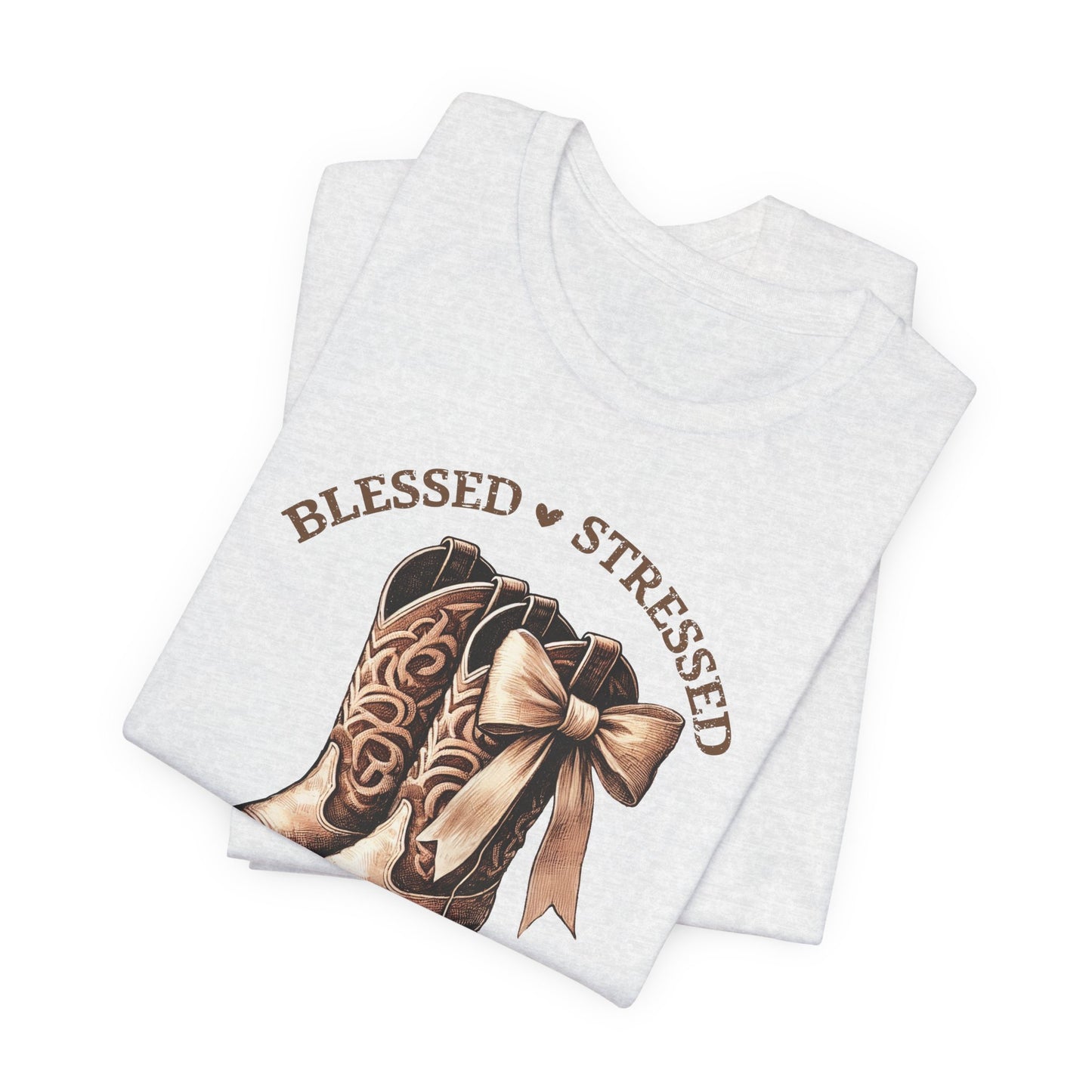 Blessed Stressed & Cowboy Obsessed Tee