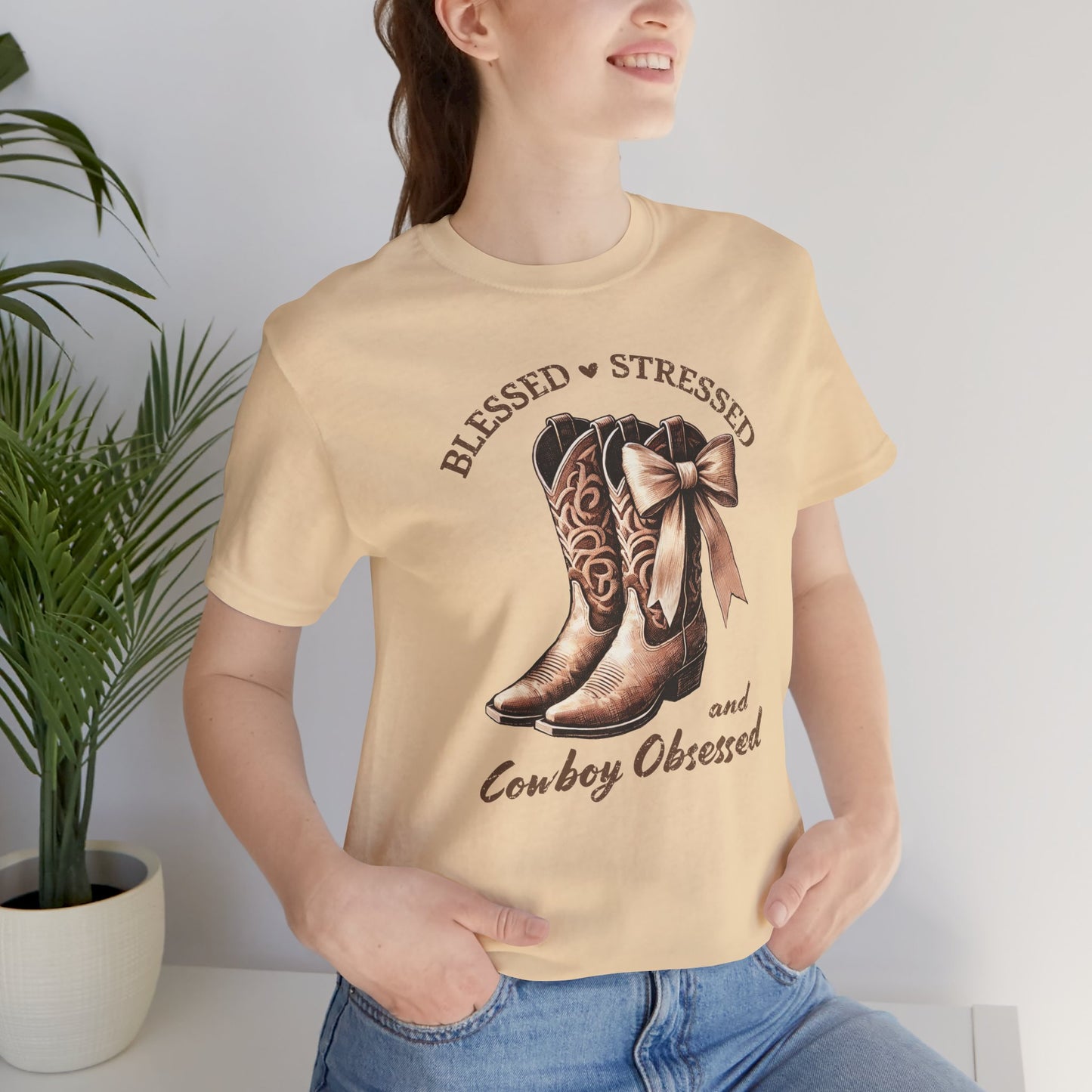 Blessed Stressed & Cowboy Obsessed Tee