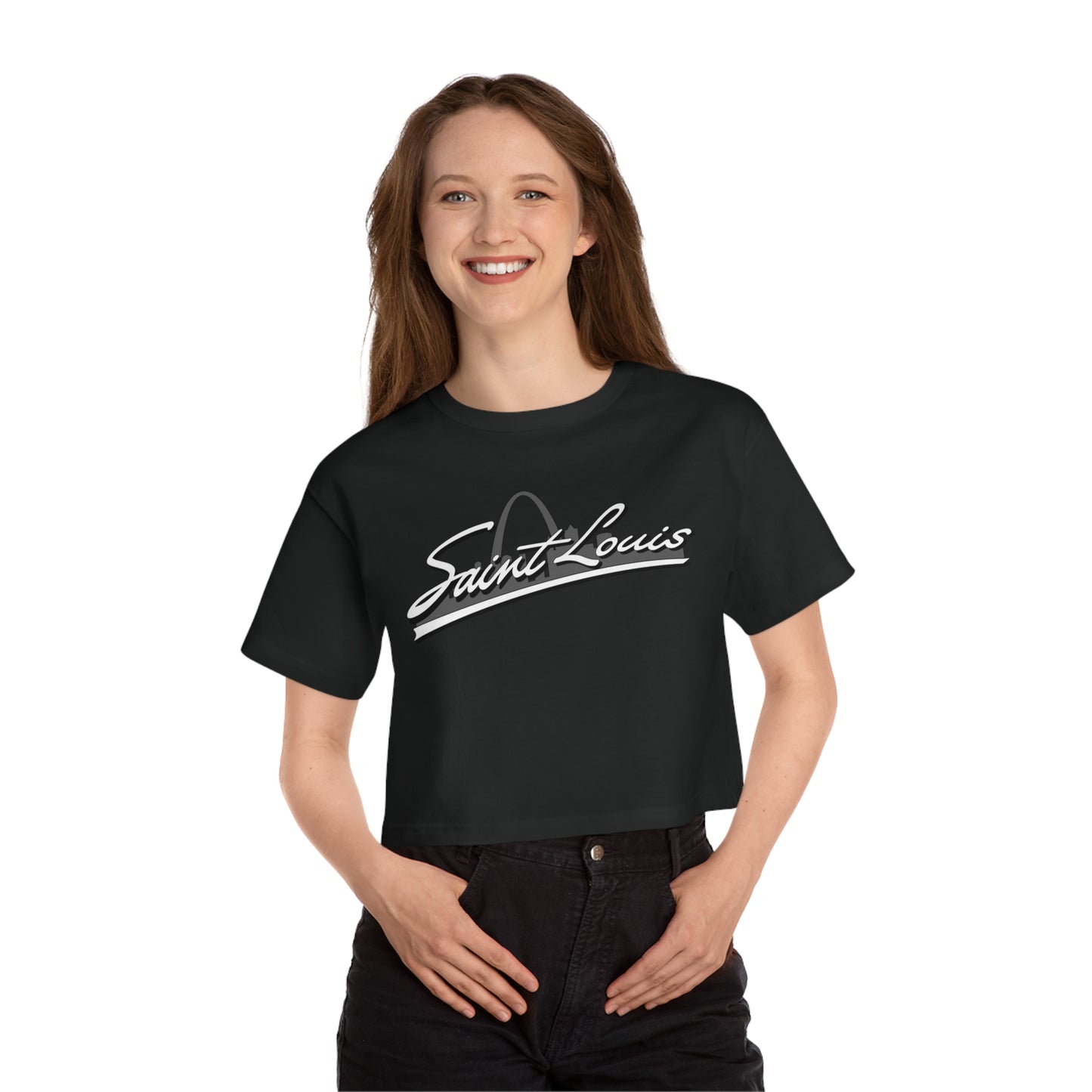 Saint Louis Graphic Women's Heritage Cropped T-Shirt