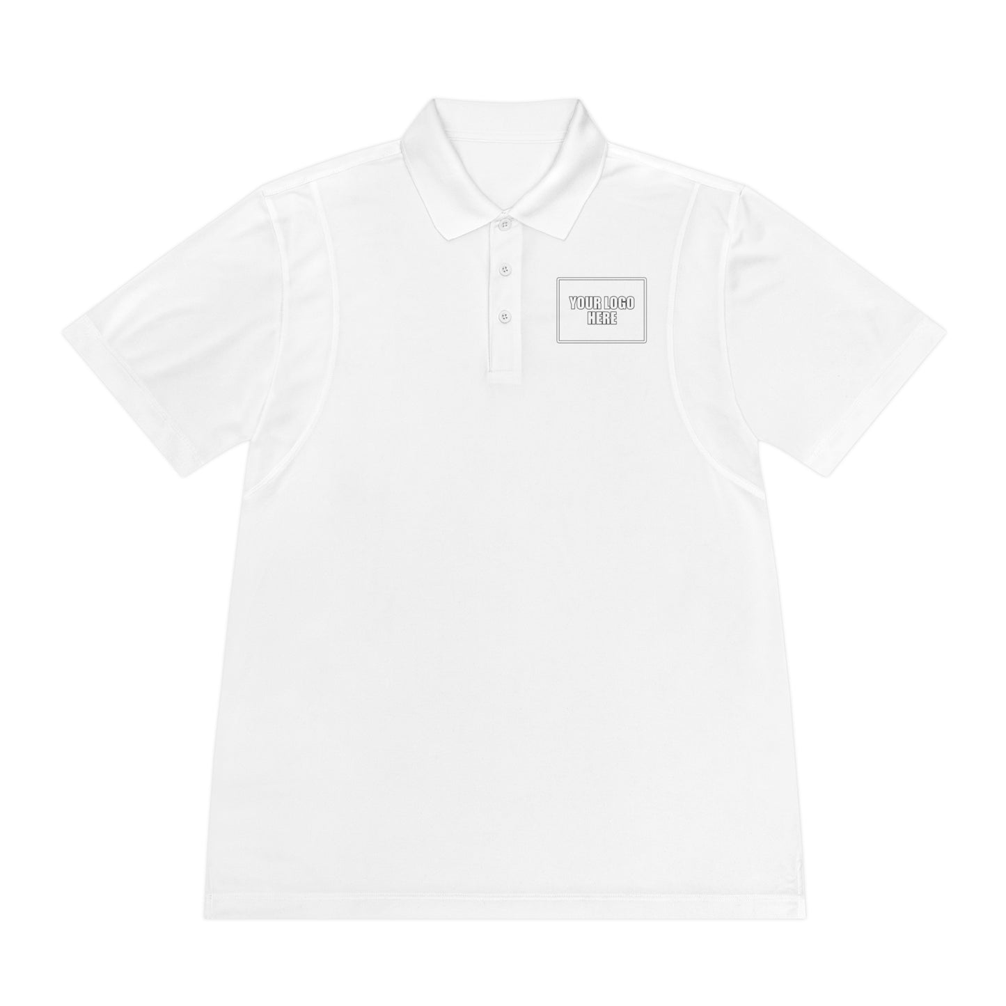 Customizable Sport Polo Work Shirt with Front Pocket Logo