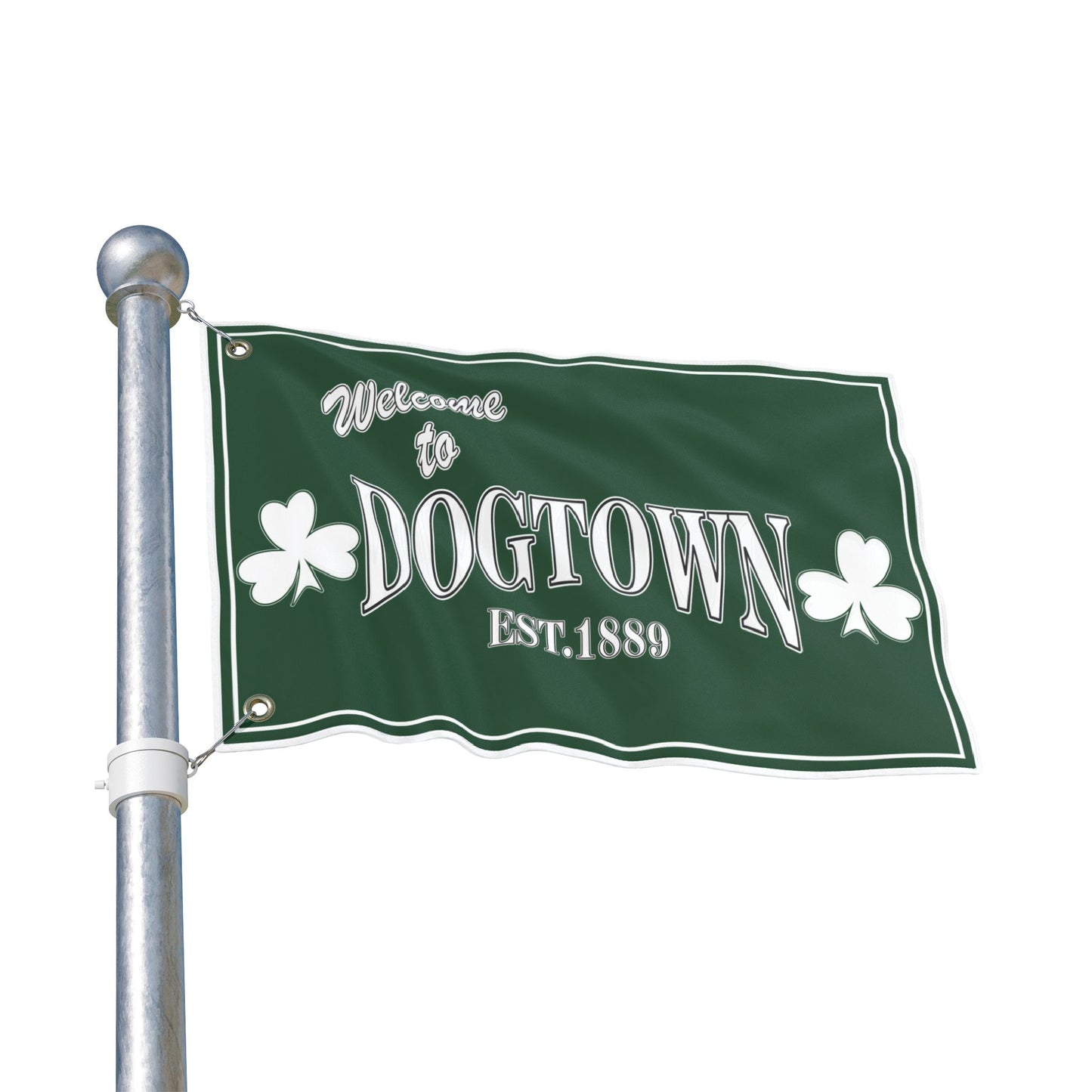 Welcome To Dogtown - Double Sided Flag