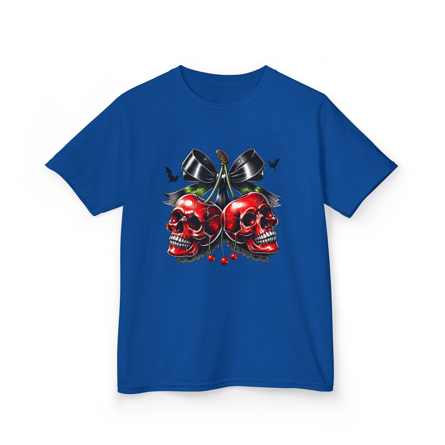 Kids Halloween Tee - Skeleton Cherries
