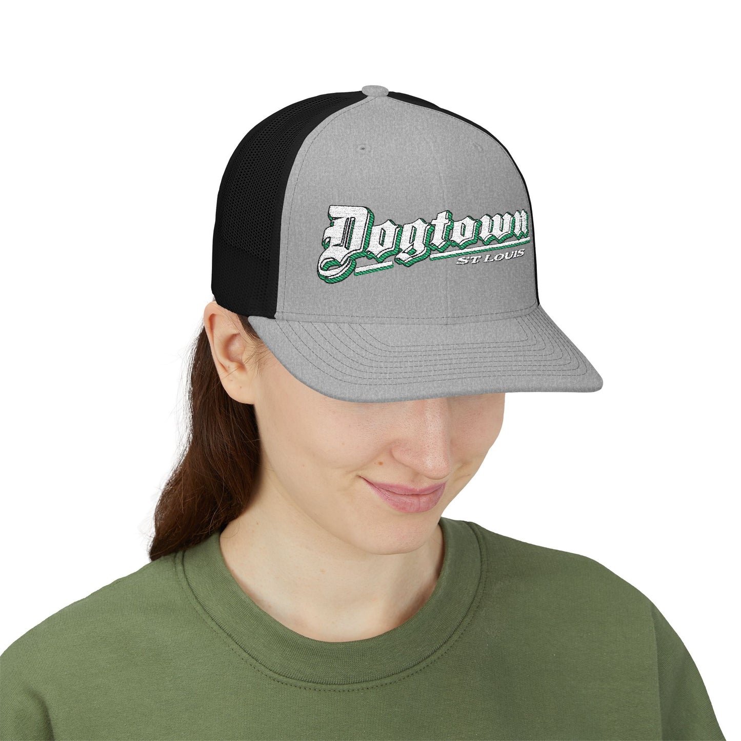 Dogtown Old school lettering Snapback Trucker Cap (Embroidery)