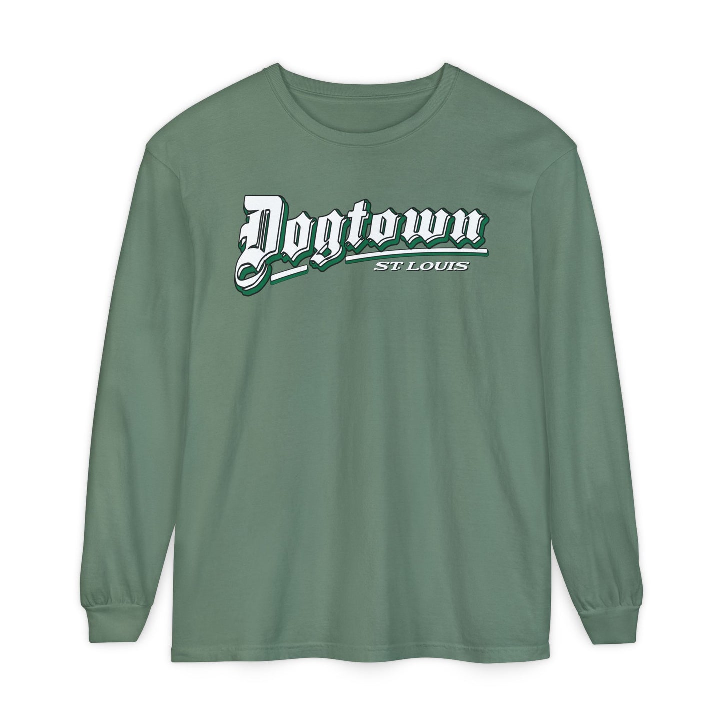 Dogtown Classic Unisex Garment-dyed Long Sleeve T-Shirt