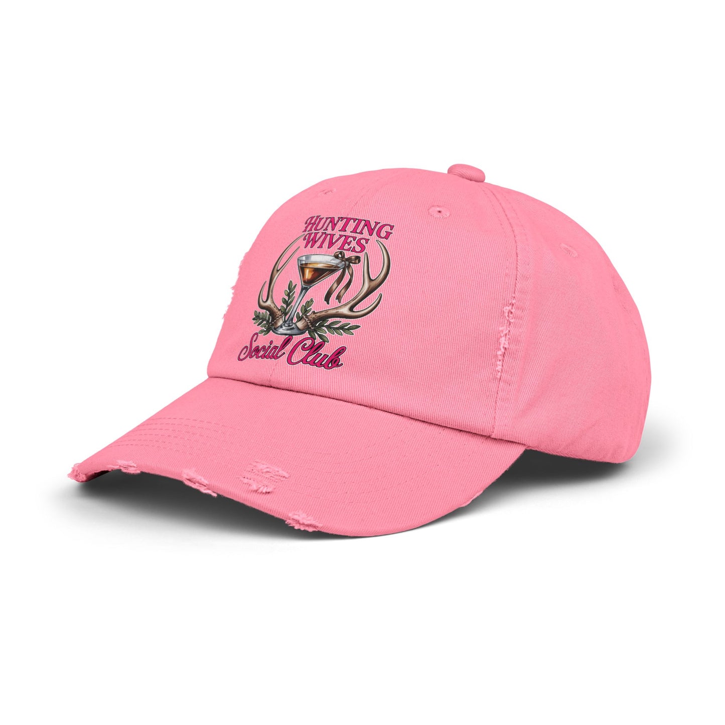 Distressed Cap- Hunting Wives Social Club