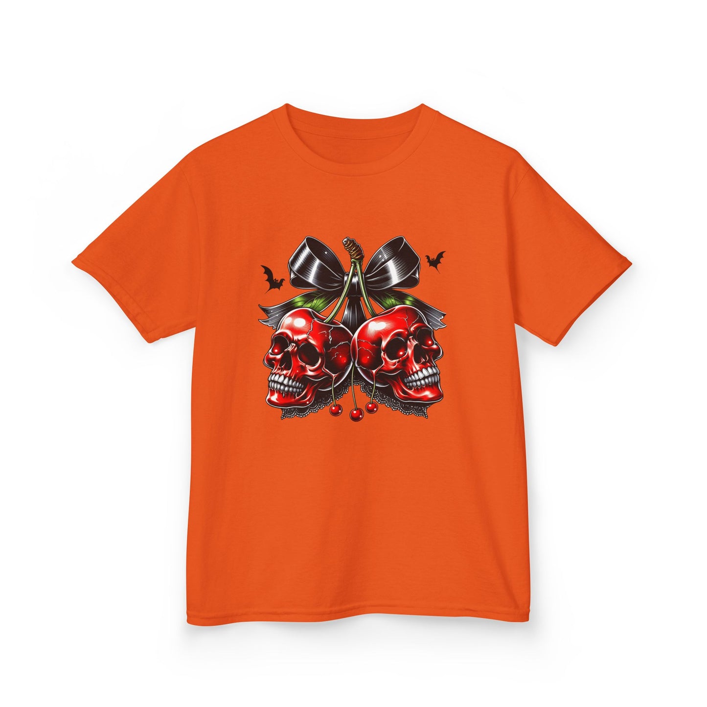 Kids Halloween Tee - Skeleton Cherries