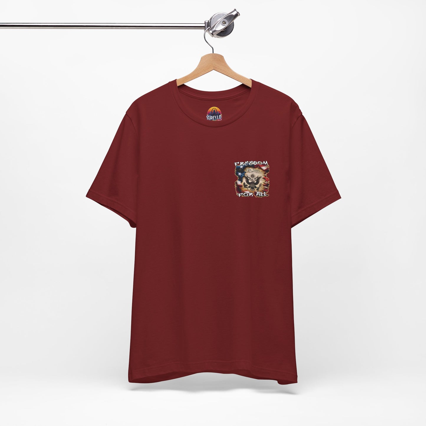 Freedom For All Unisex Tee - Bella Canvas Front & Back Print