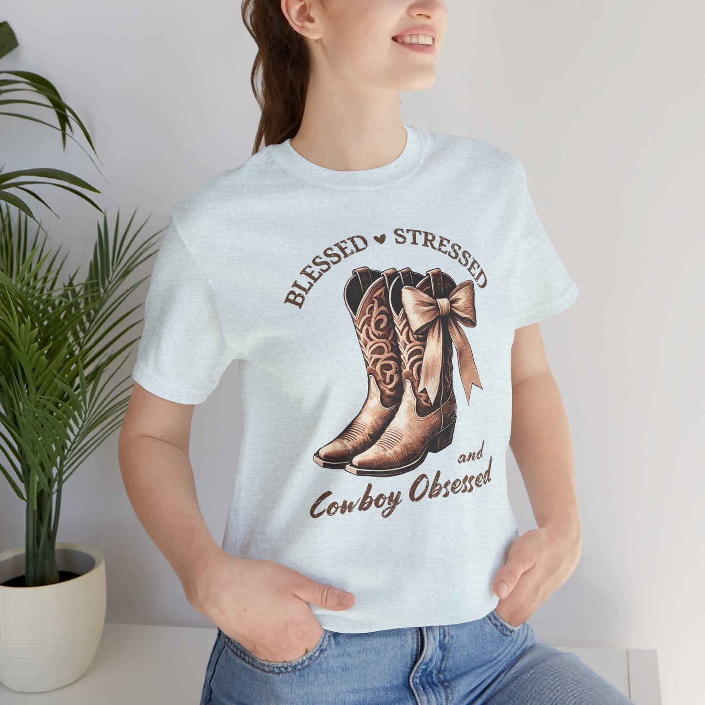 Blessed Stressed & Cowboy Obsessed Tee