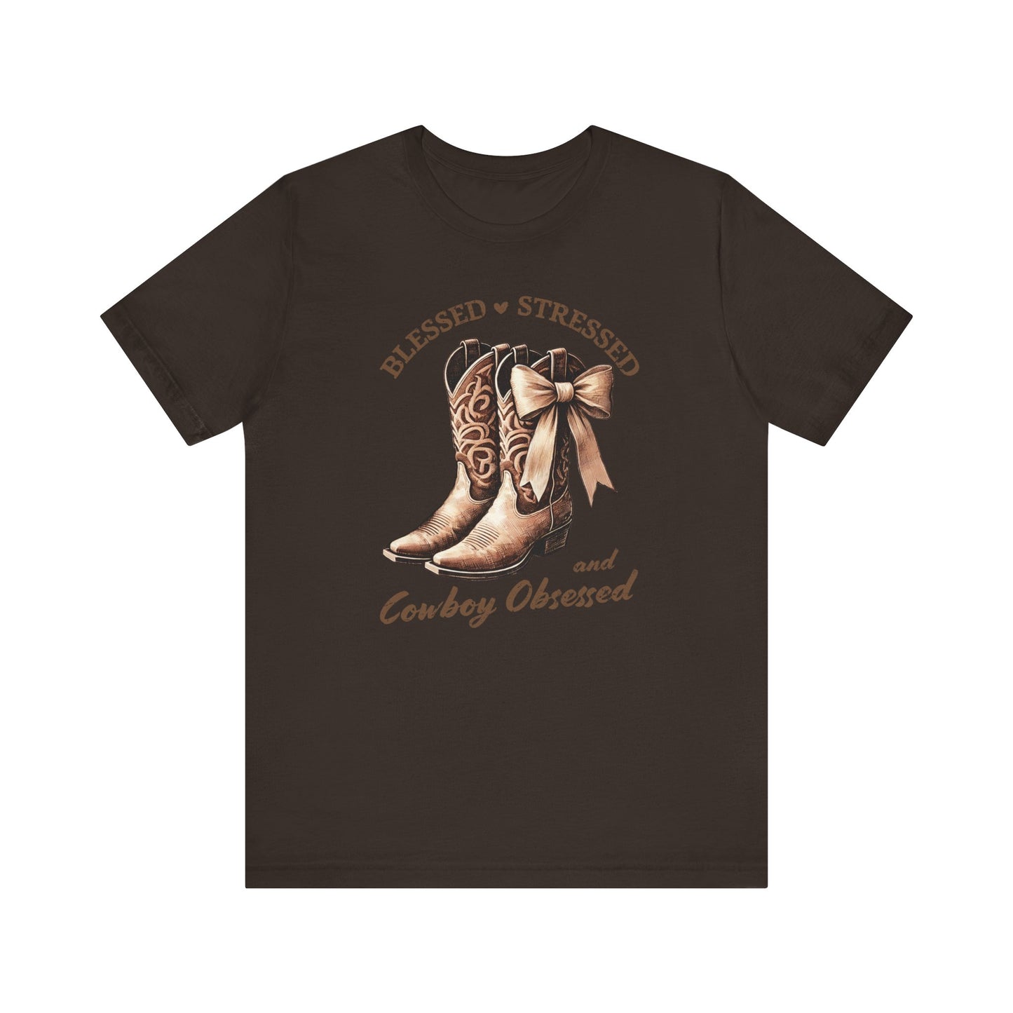 Blessed Stressed & Cowboy Obsessed Tee