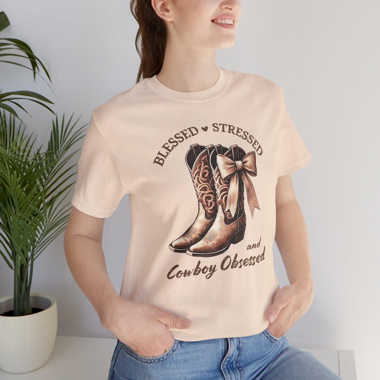 Blessed Stressed & Cowboy Obsessed Tee