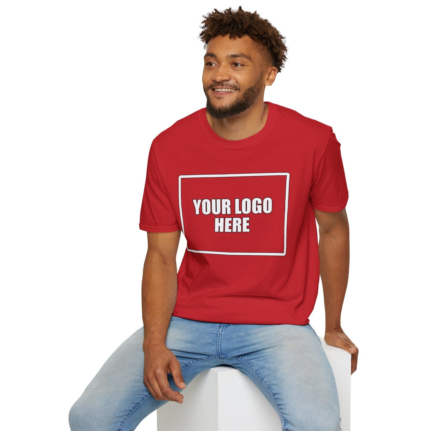 Full Front Logo Work T-Shirt