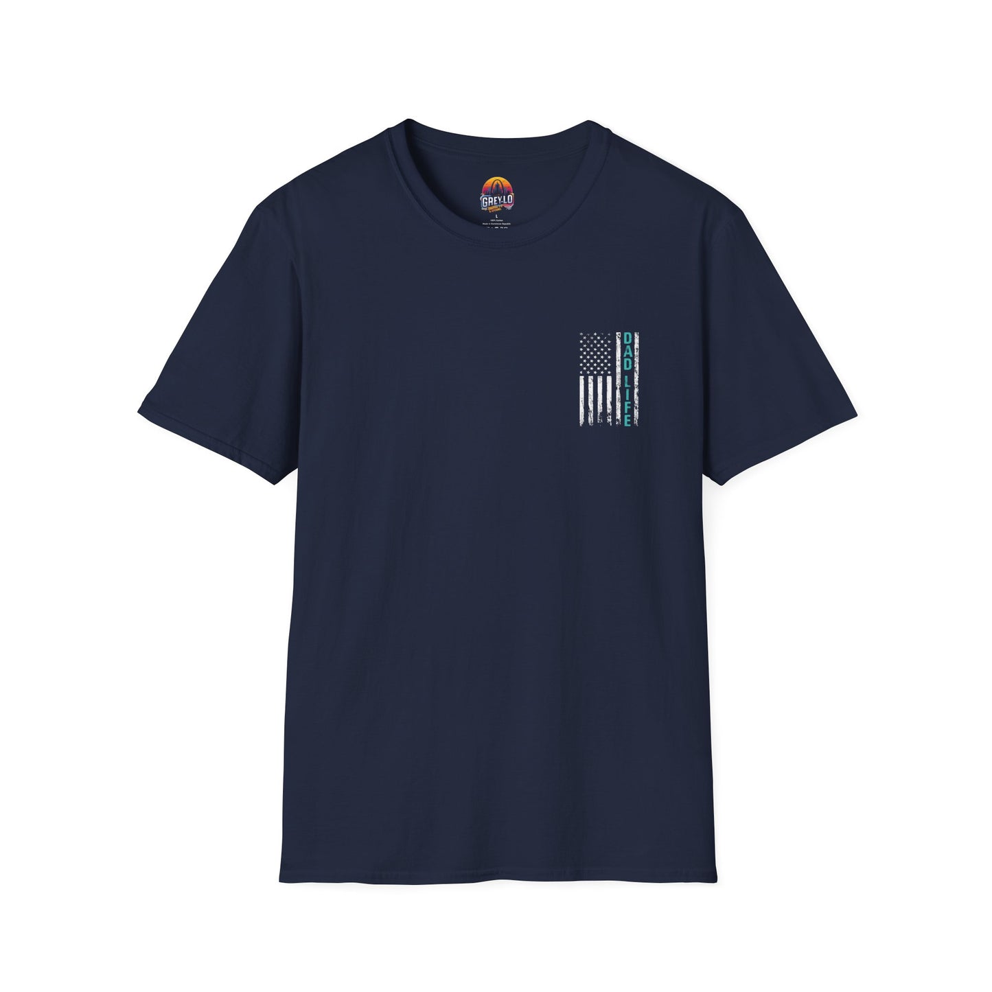 Dad Life Front and Back Graphic Tee