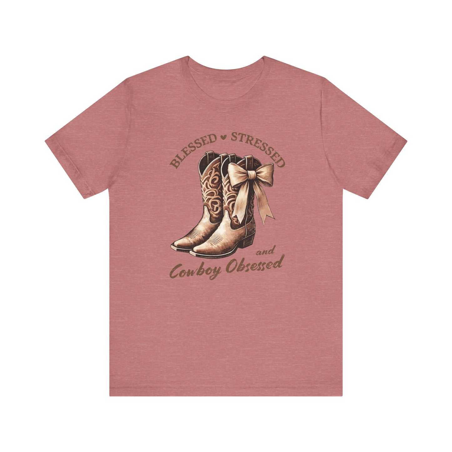 Blessed Stressed & Cowboy Obsessed Tee