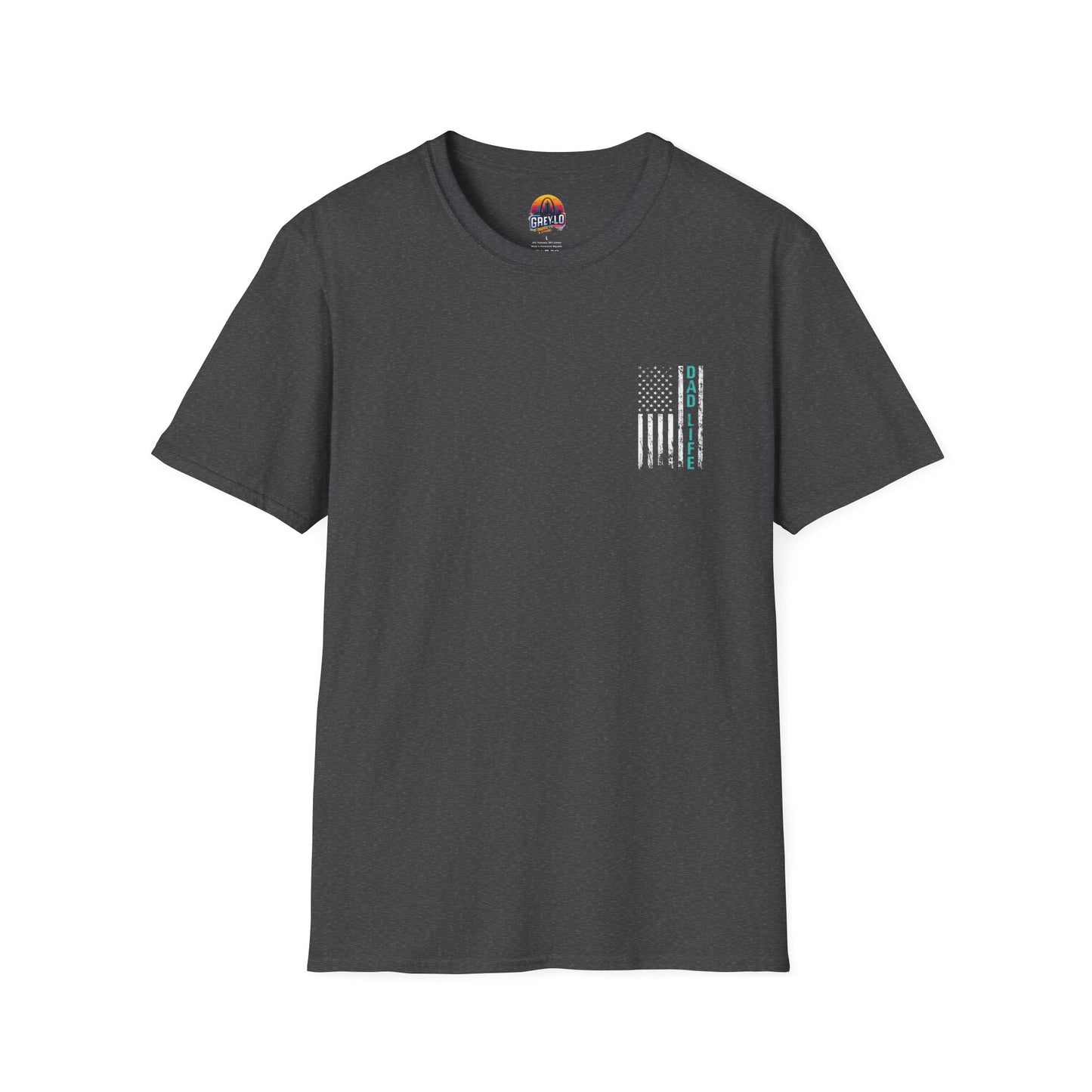 Dad Life Front and Back Graphic Tee