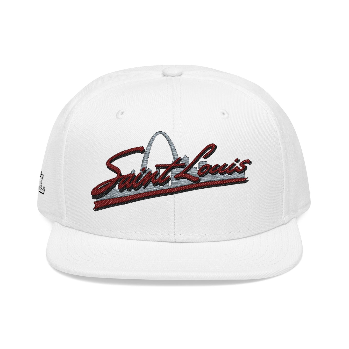 Embroidered Snapback-Full Front Saint Louis Logo