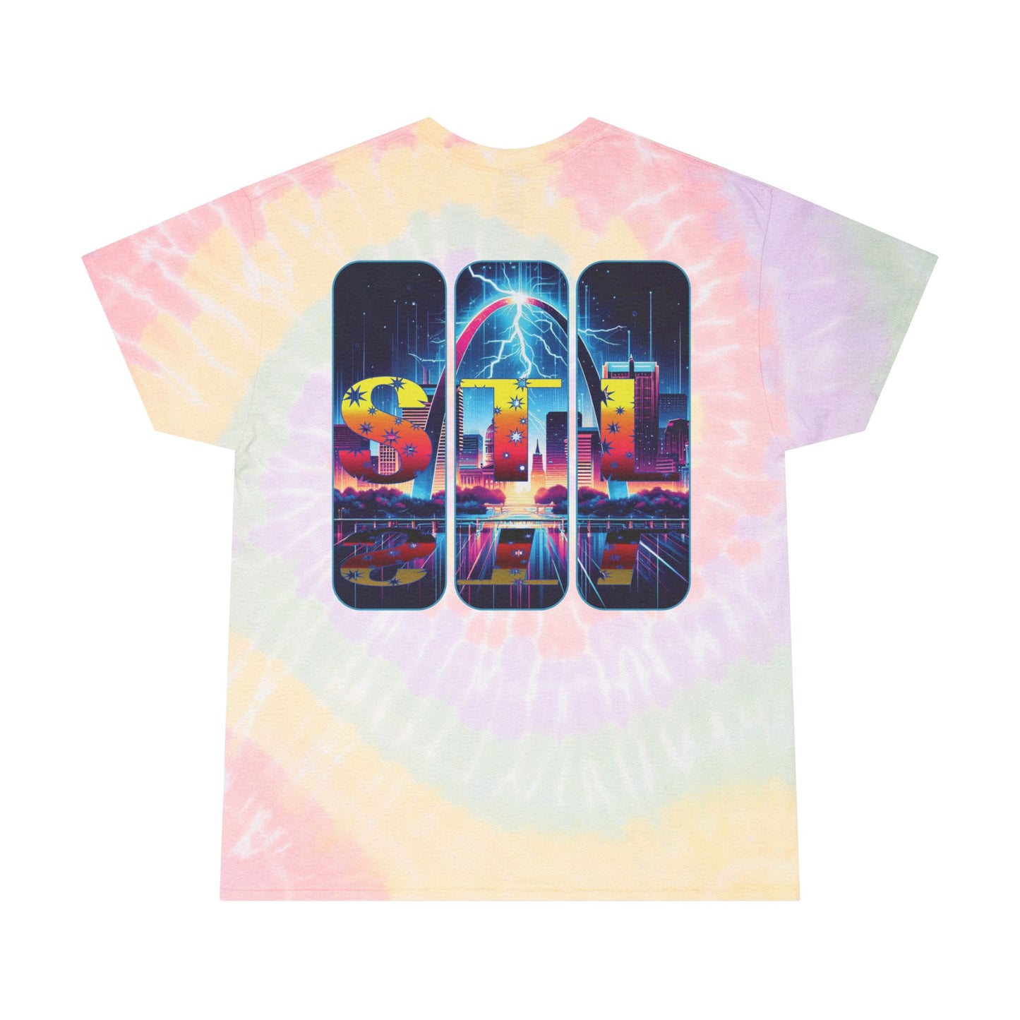 STL Tie-Dye Tee, Spiral