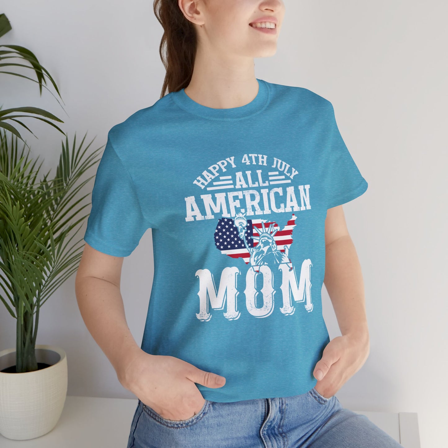 All American Mom 4th of July Tee