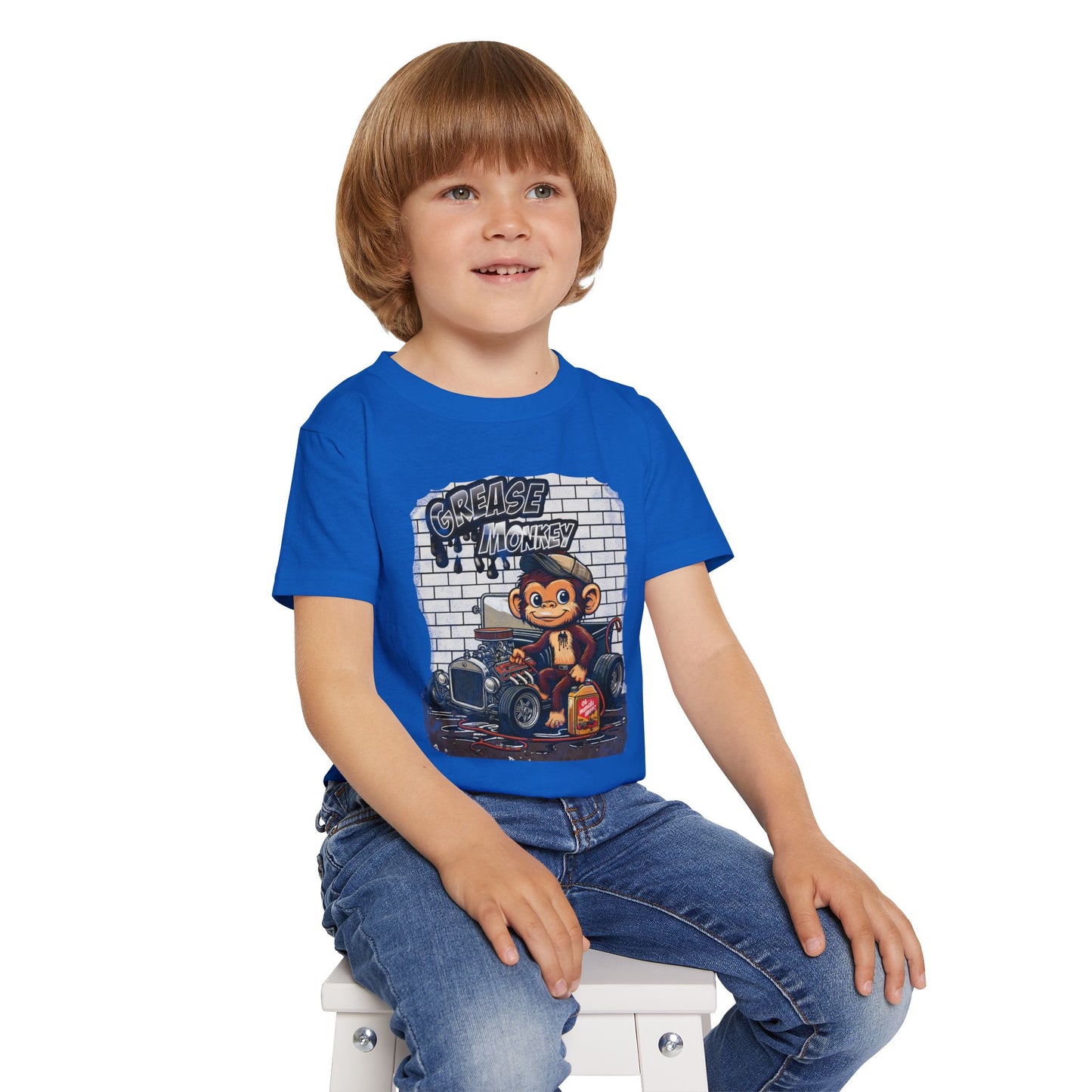 Toddler Graphic Tee - Grease Monkey Design
