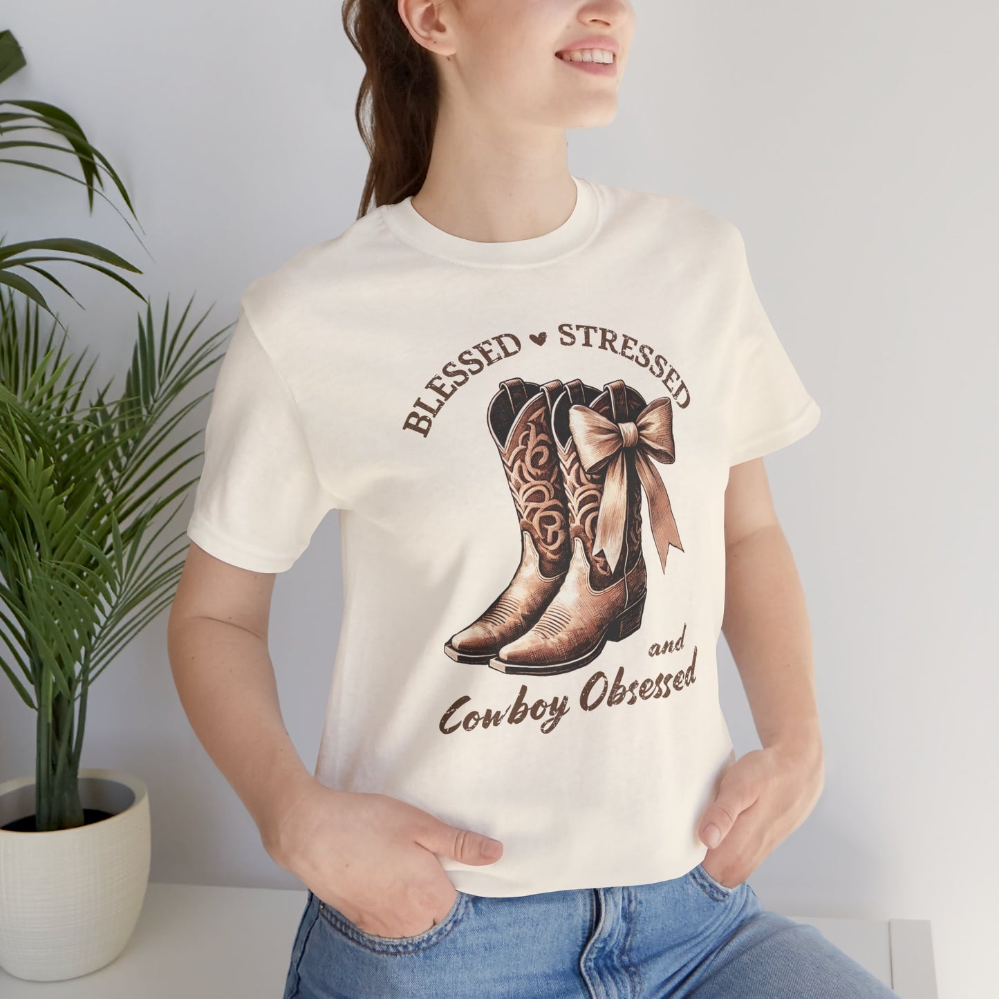 Blessed Stressed & Cowboy Obsessed Tee