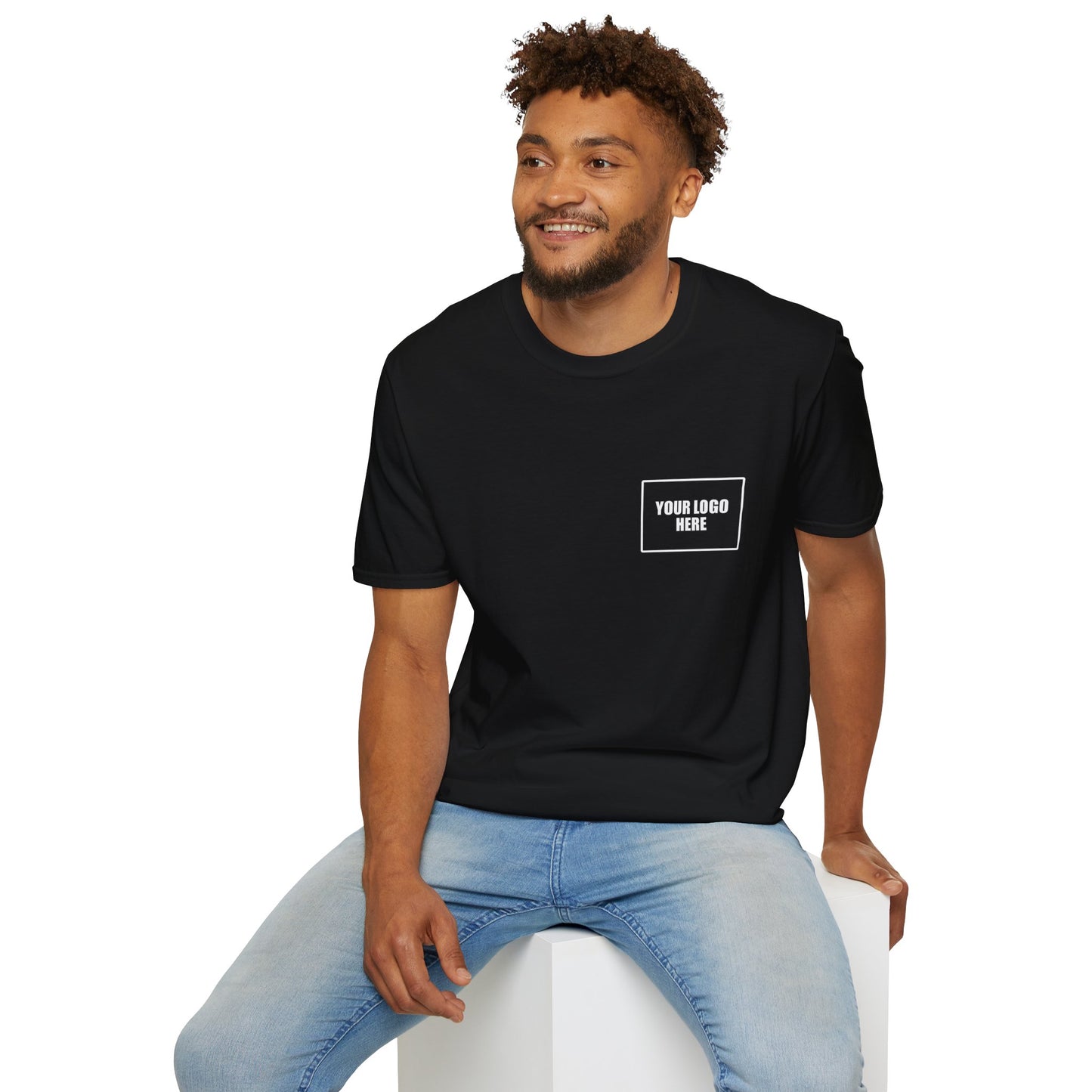 Front and Back Logo Work Shirt
